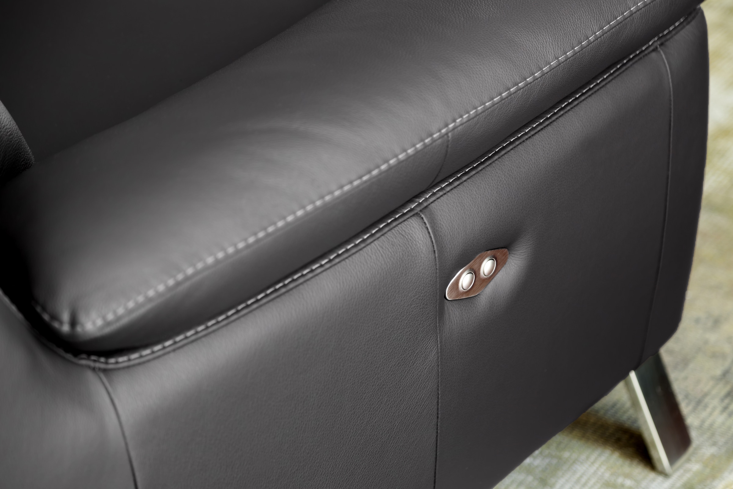 CALIA ITALIA 3-places »Roby italienisches Designsofa mit exzellentem Sitzkomfort« inkl. elektrischer Relaxfunktion