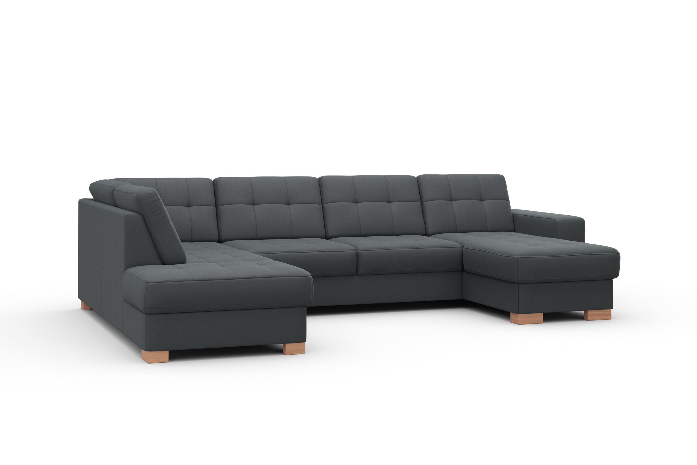 sit&more Wohnlandschaft »Quincy U-Form«, wahlweise mit Bettfunktion und Bettkasten