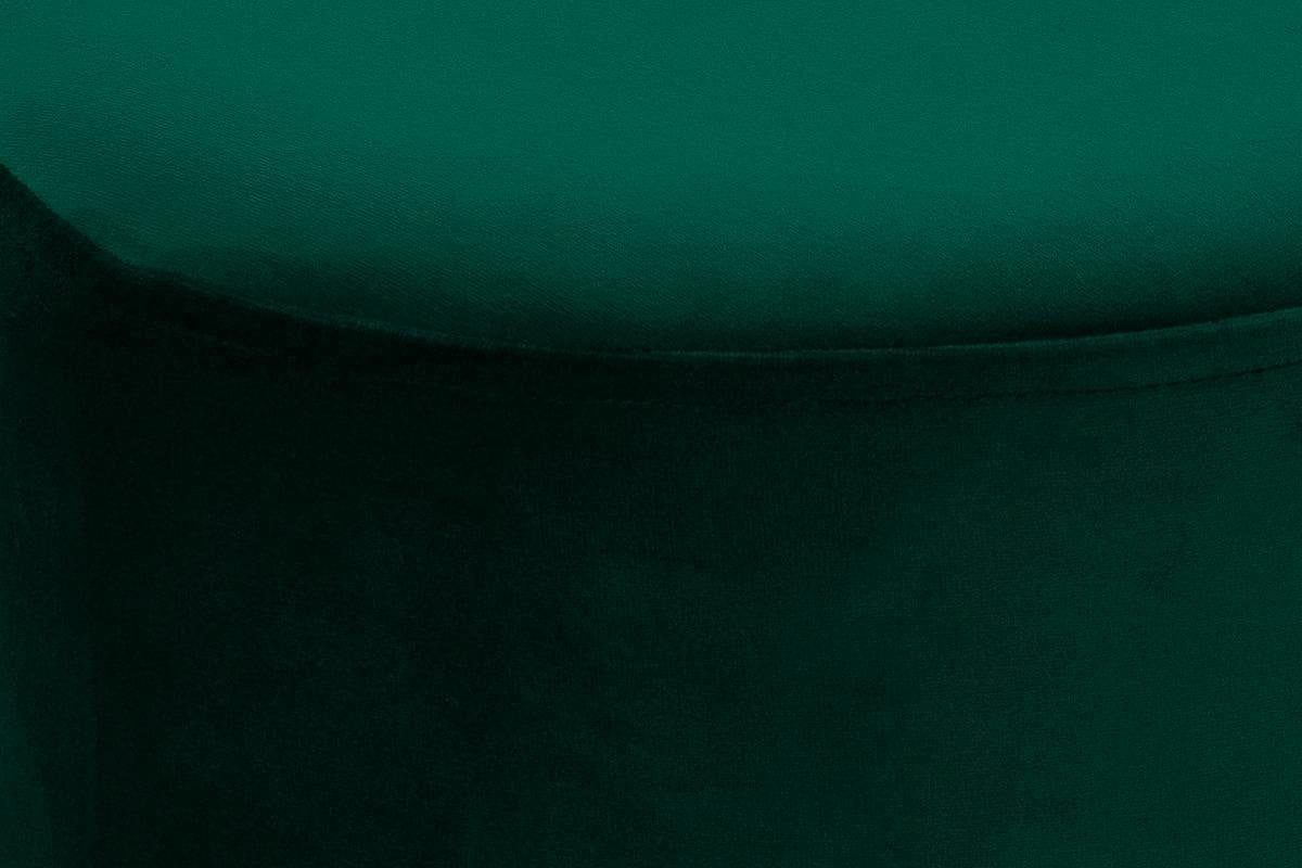 Kayoom Tabouret »Nano 110, Hocker in stilvollem Design, runde Form, mit Fuss aus Metall« 1 cuis tlg. Golz Akzente, mit pflegeleichtem Stoffbezug, runde Form