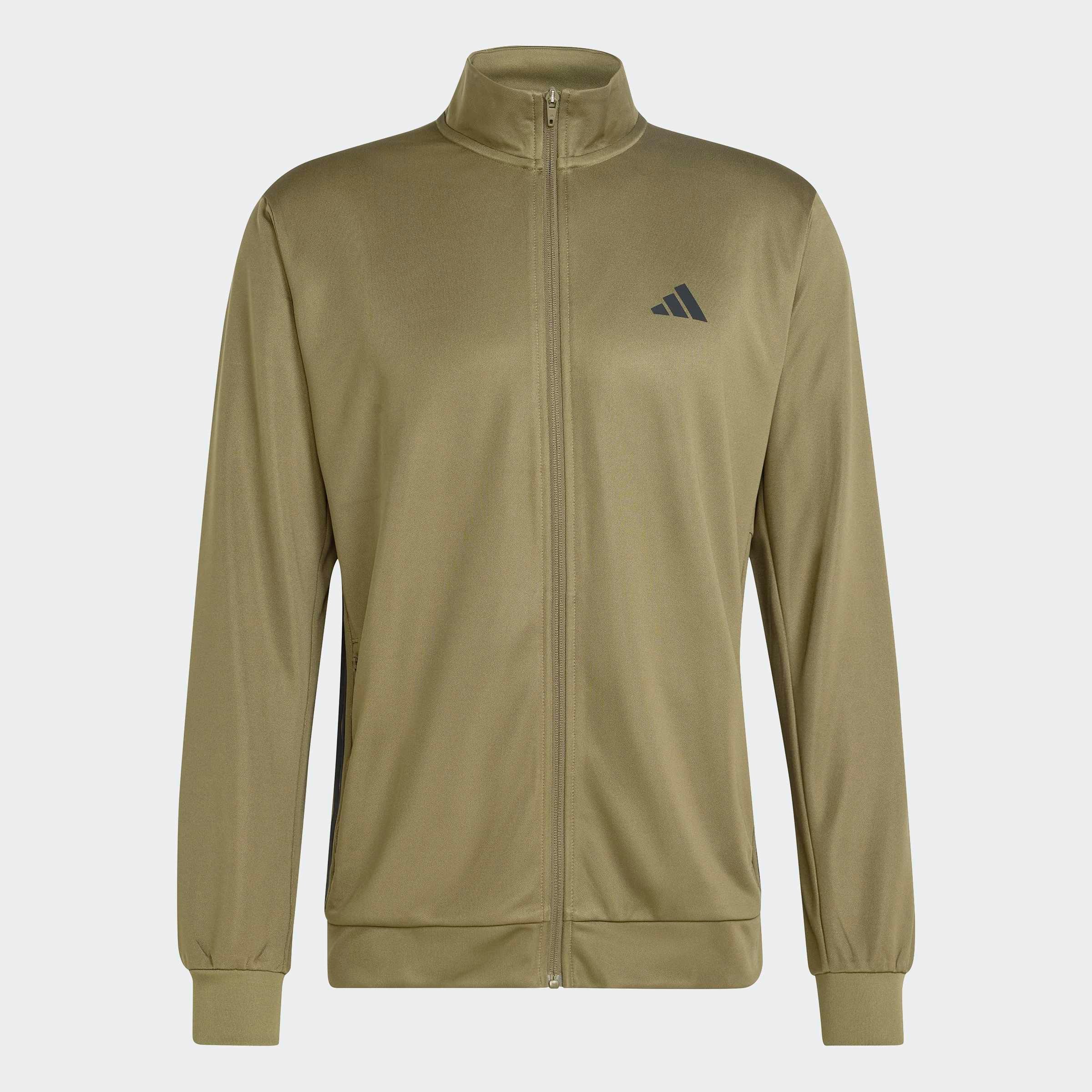 adidas Performance Veste d'entraînement »WORKOUT ESSENTIALS ALL-SET 3-STREIFEN, GEWIRKTES MATERIAL«