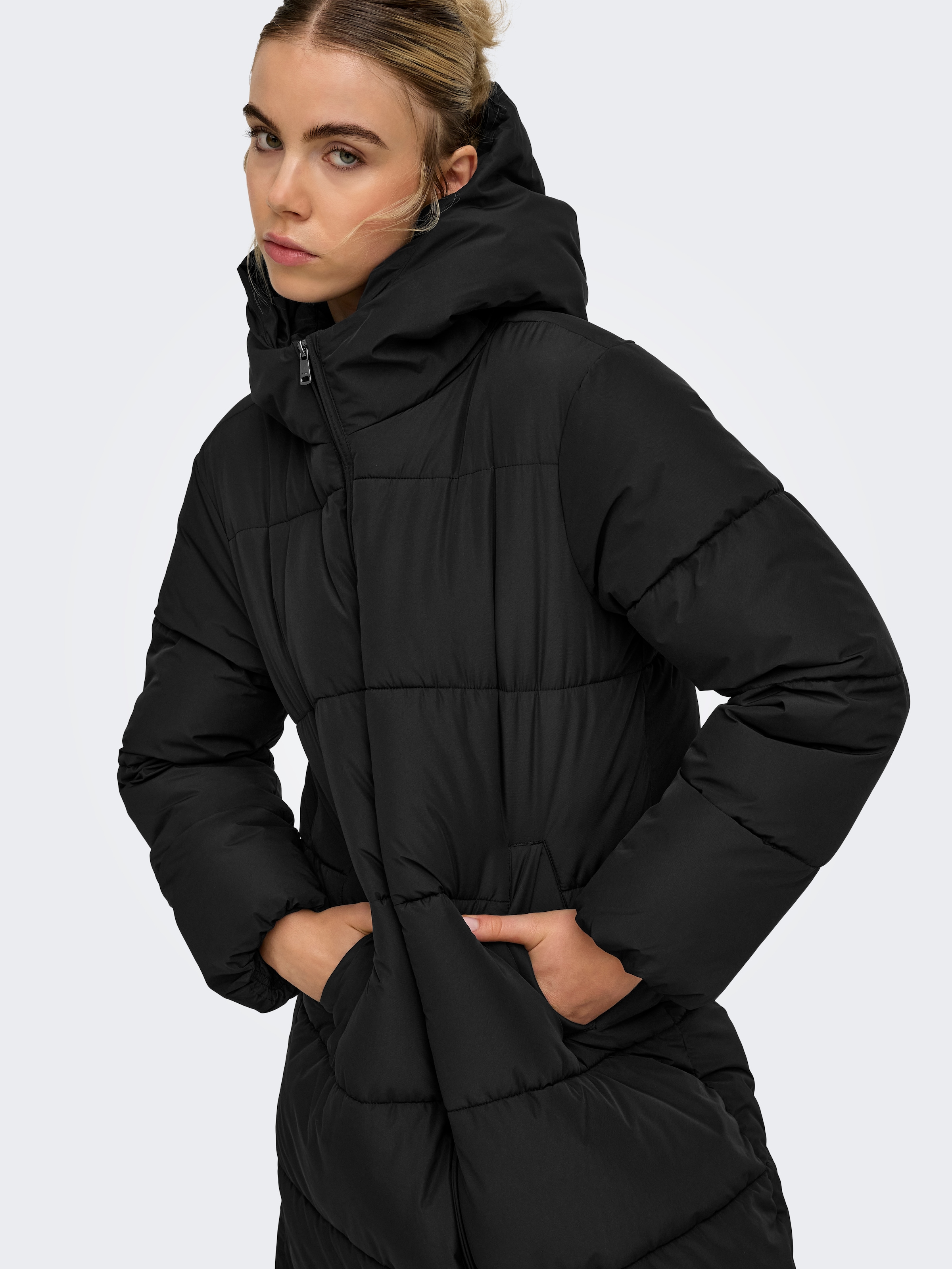 ONLY Steppmantel »ONLJUTA PUFFER COAT OTW« Kunstfaser