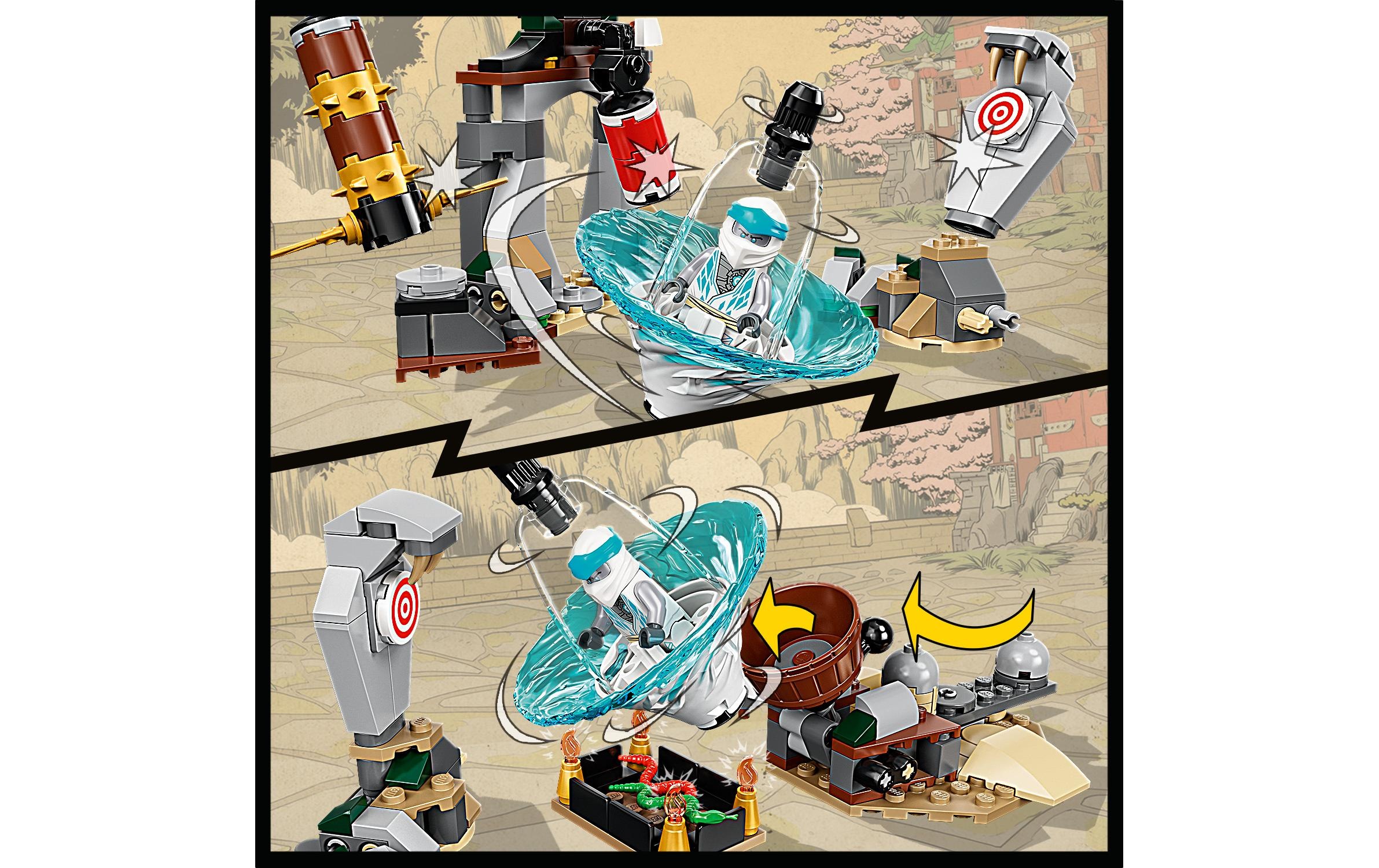 LEGO® Spielbausteine »LEGO Ninjago Ninja-Trainingszentrum«, (524 St.)