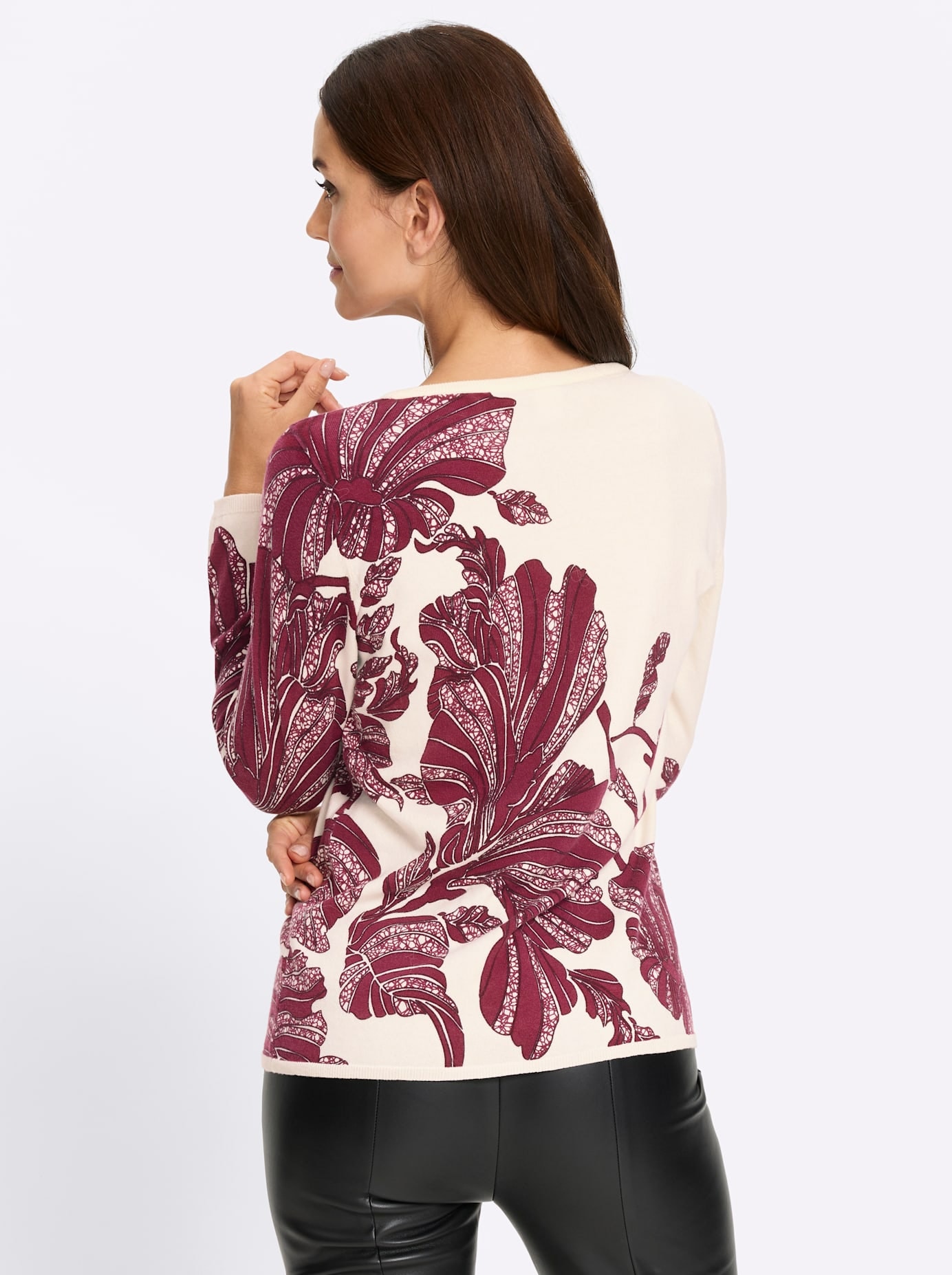 heine Strickpullover »Druck-Pullover«