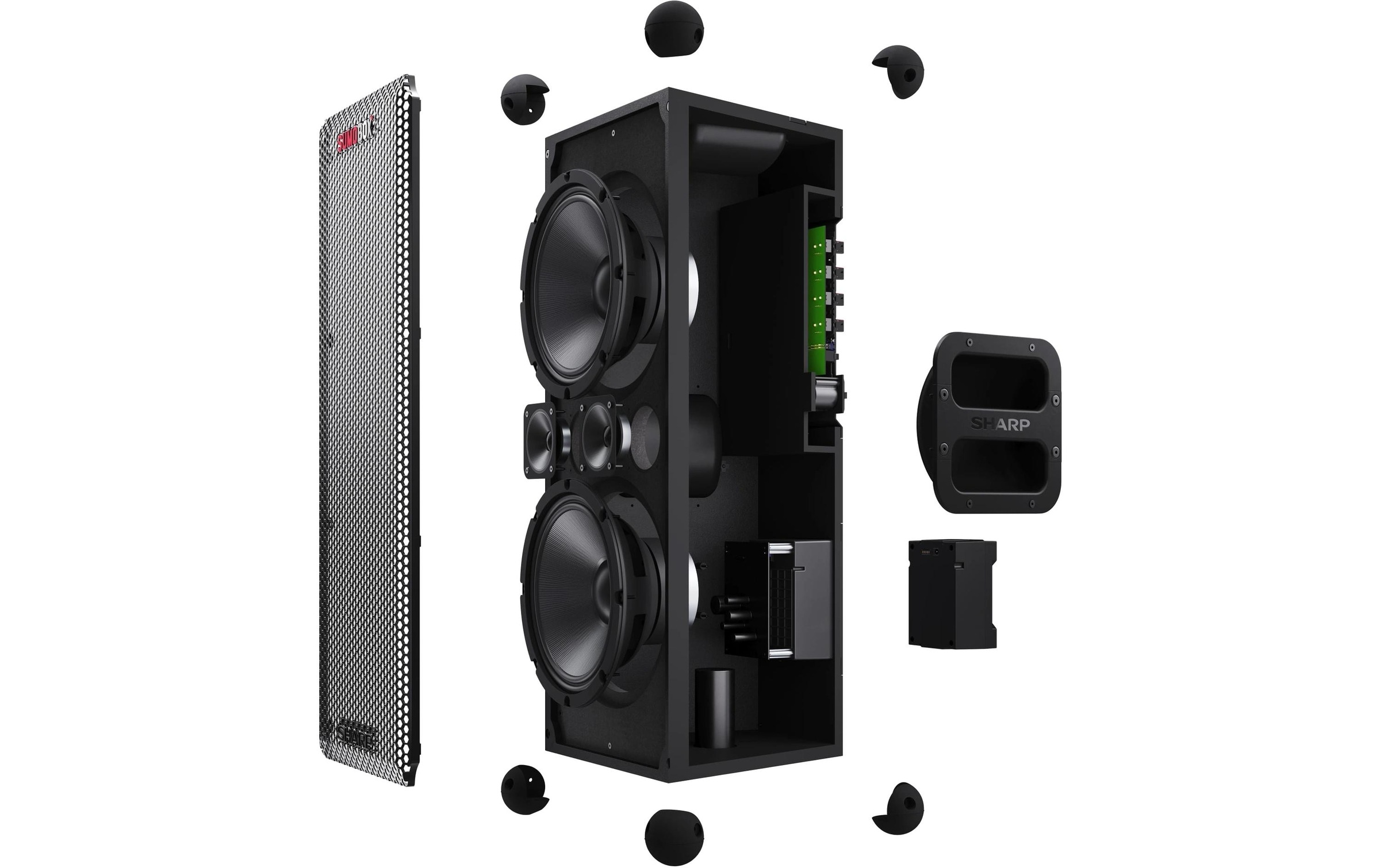 Sharp Bluetooth-Speaker »CPLS100 10h Akku«