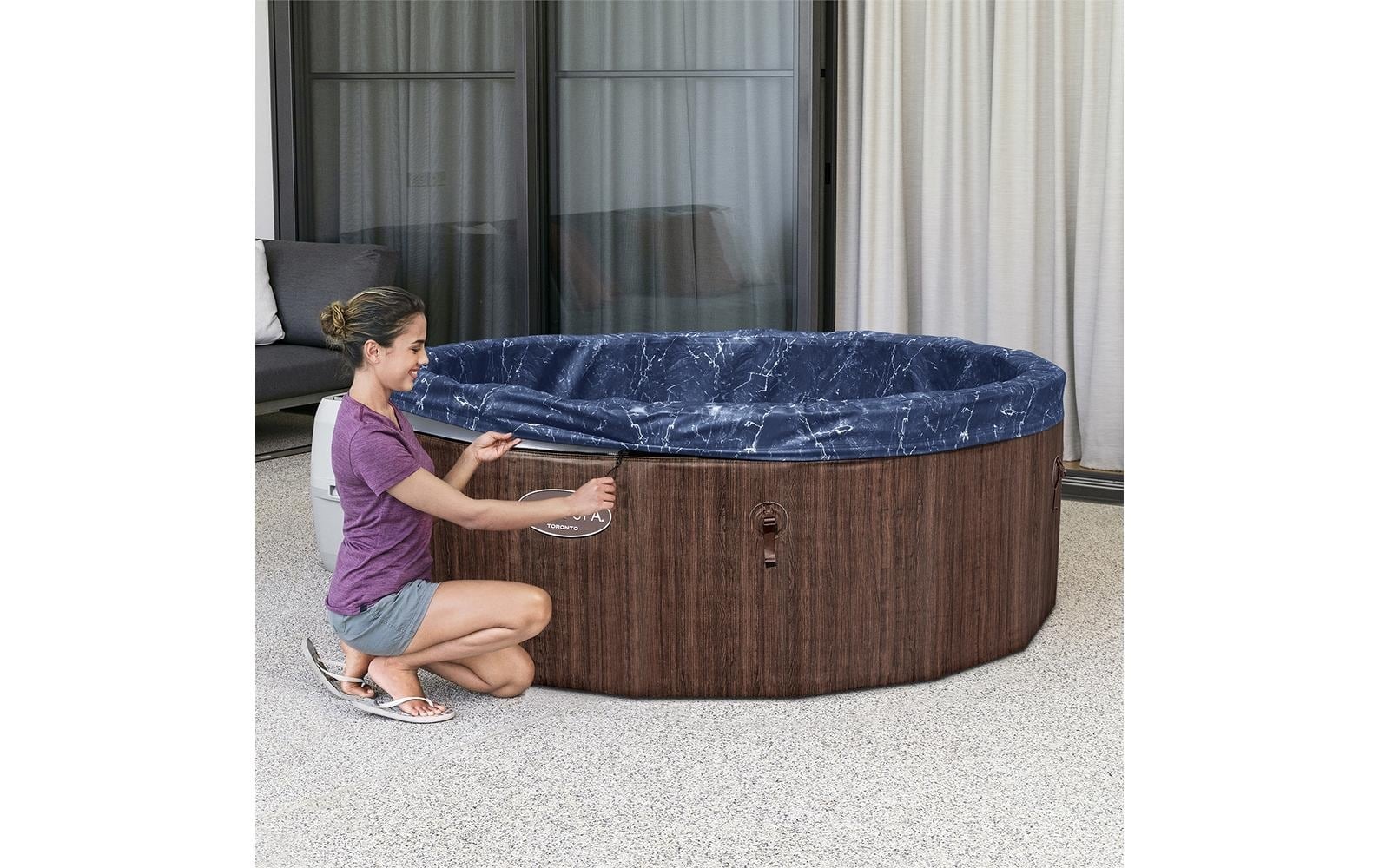 Bestway Whirlpool »LAY-Z-SPA ThermaCore Toronto AirJet Plus Ø 190«