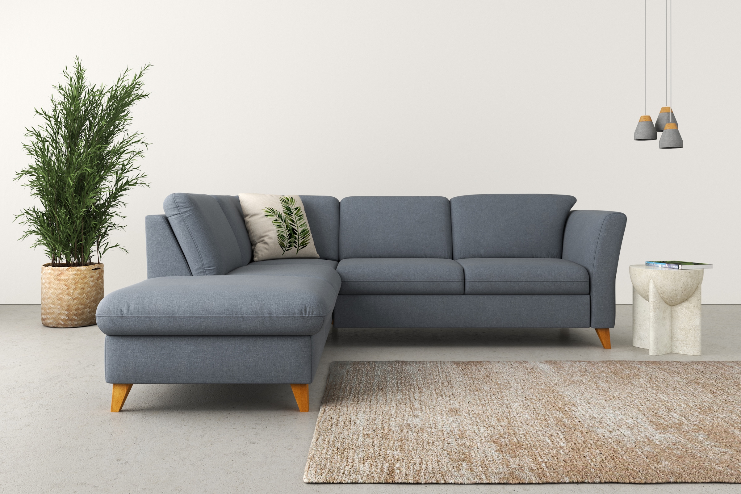 Image of Home affaire Ecksofa "Trelleborg L-Form" Federkern-Polsterung, wahlweise mit Bettfunktion und Stauraum