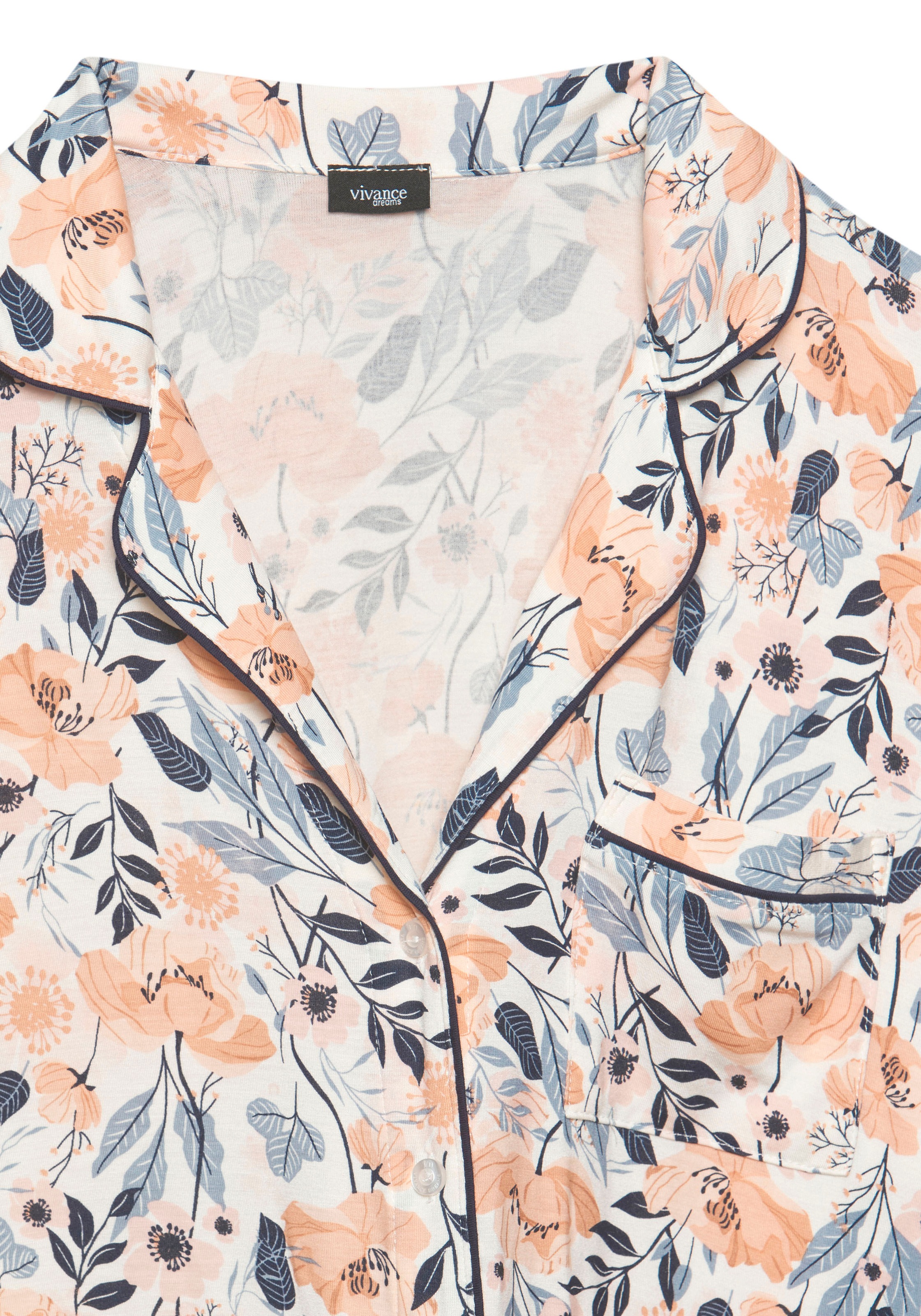 Vivance Dreams Chemise de nuit de grossesse Schöner Allover-Print