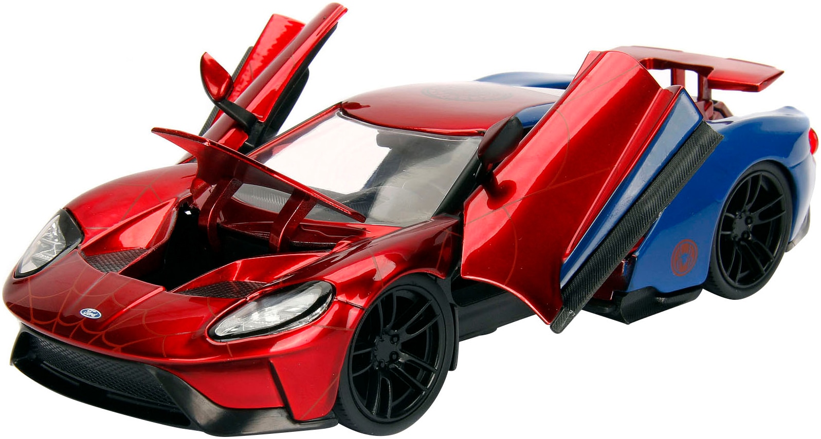 JADA Voiture-jouet »Marvel Spiderman 2017 Ford GT 1:24«