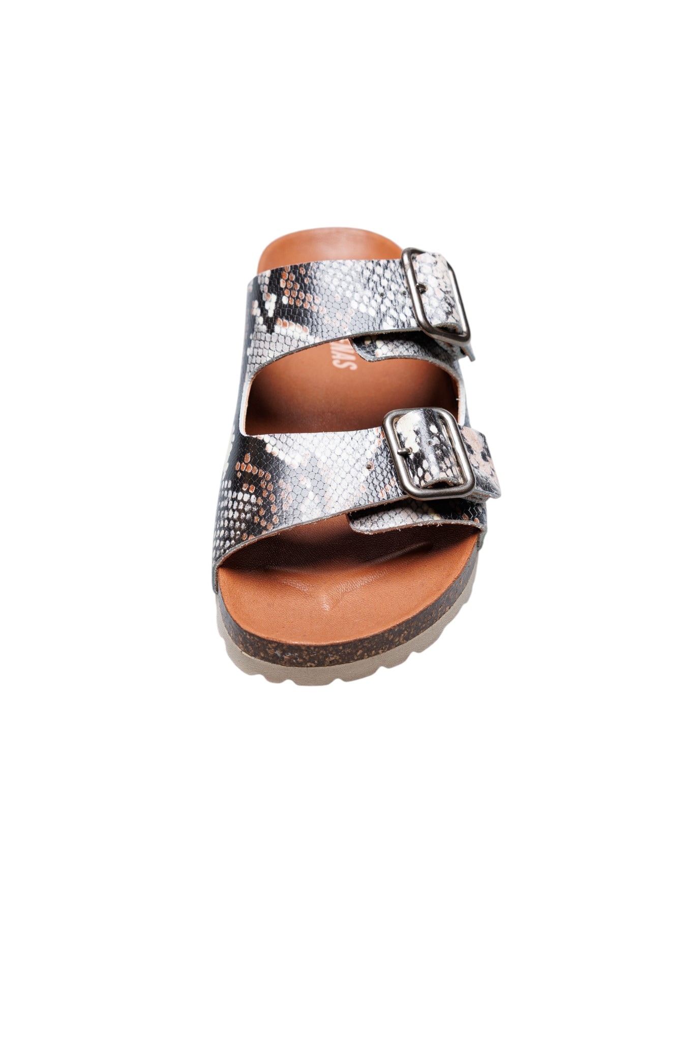 VERBENAS Pantolette  chaussure d'été, chaussure d'intérieur, chaussure de plage effet reptile