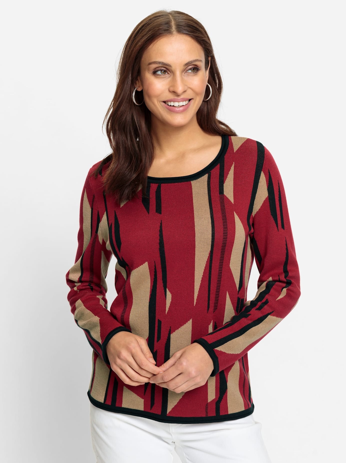 Inspirationen Rundhalspullover »Pullover«