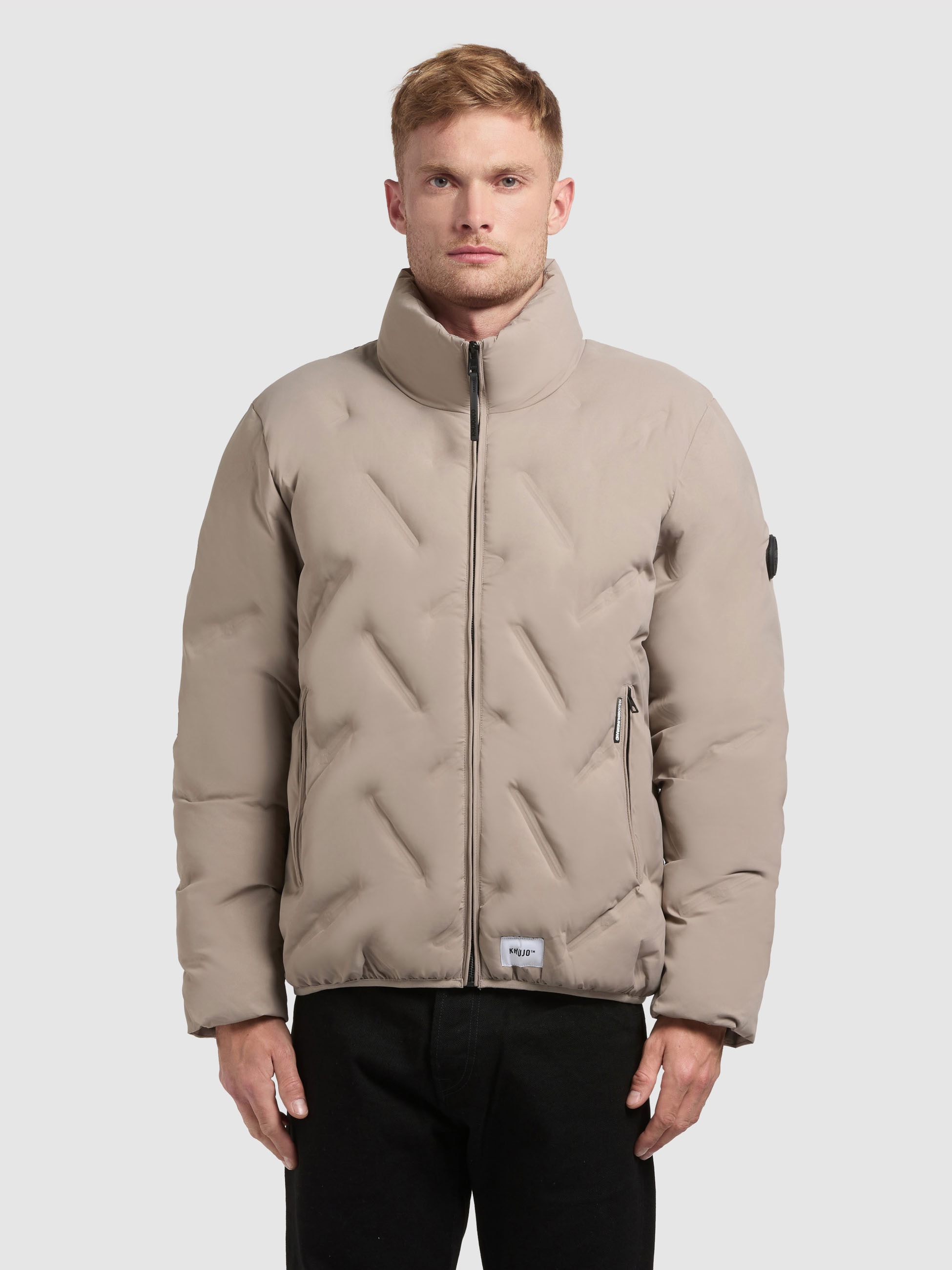 khujo Veste matelassée »CLOVER« ohne Kapuze mit hochwertiger Prägung