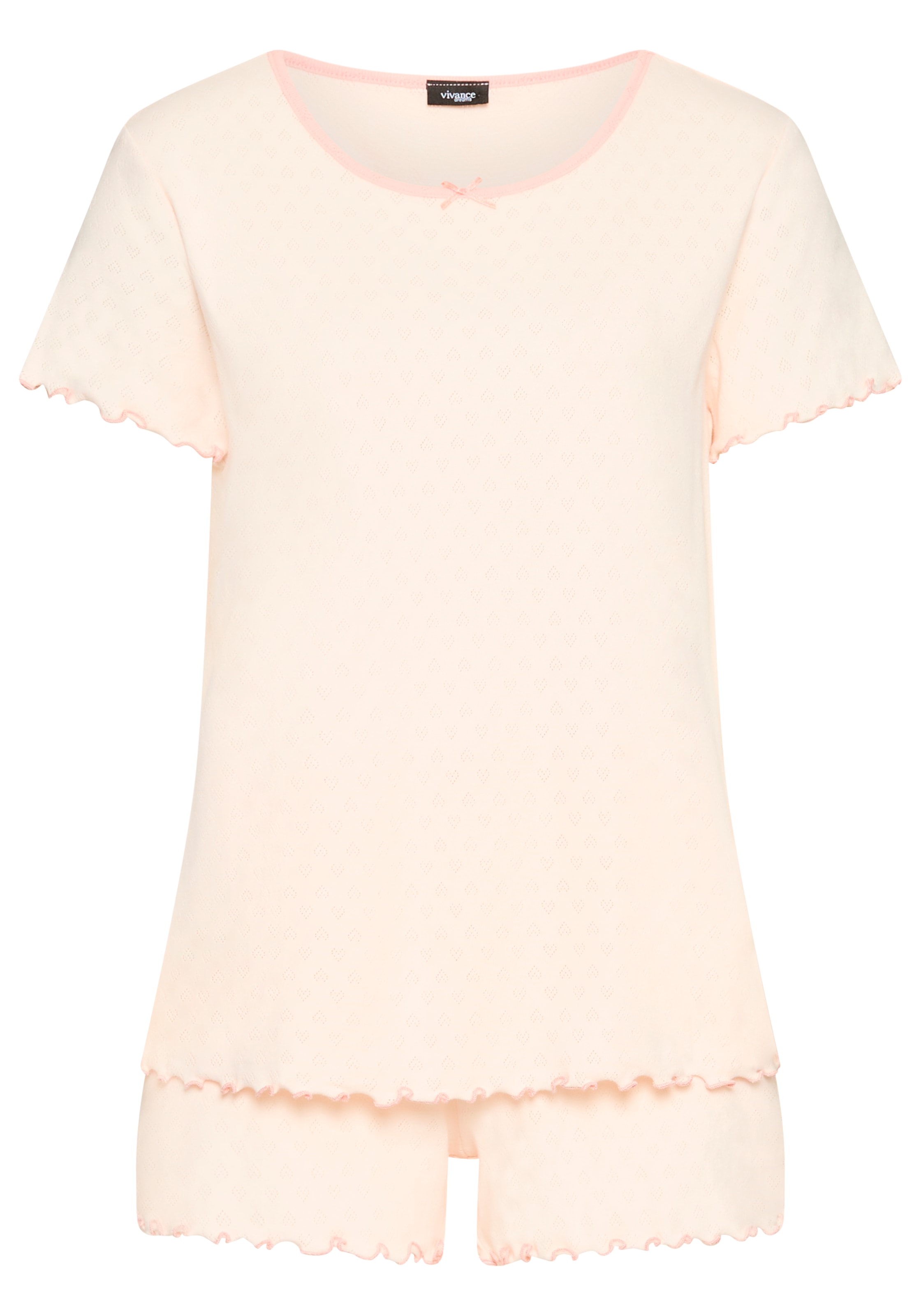 Vivance Dreams Shorty Packung, 3-teilig,  mit romantischem Ajourmuster