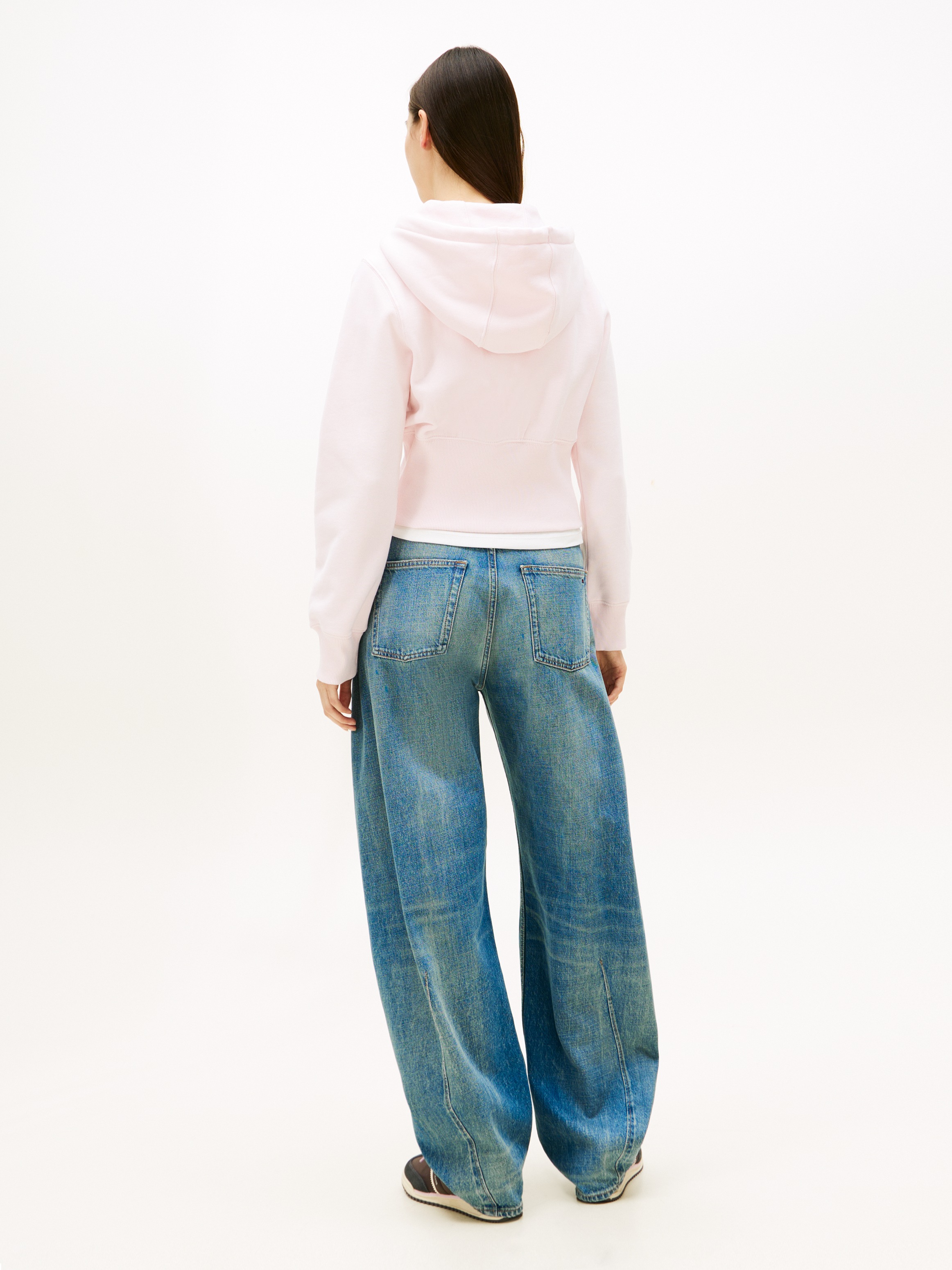 Tommy Jeans Sweat à capuche »TJW REG SILVER SCRIPT ZIP THRU«