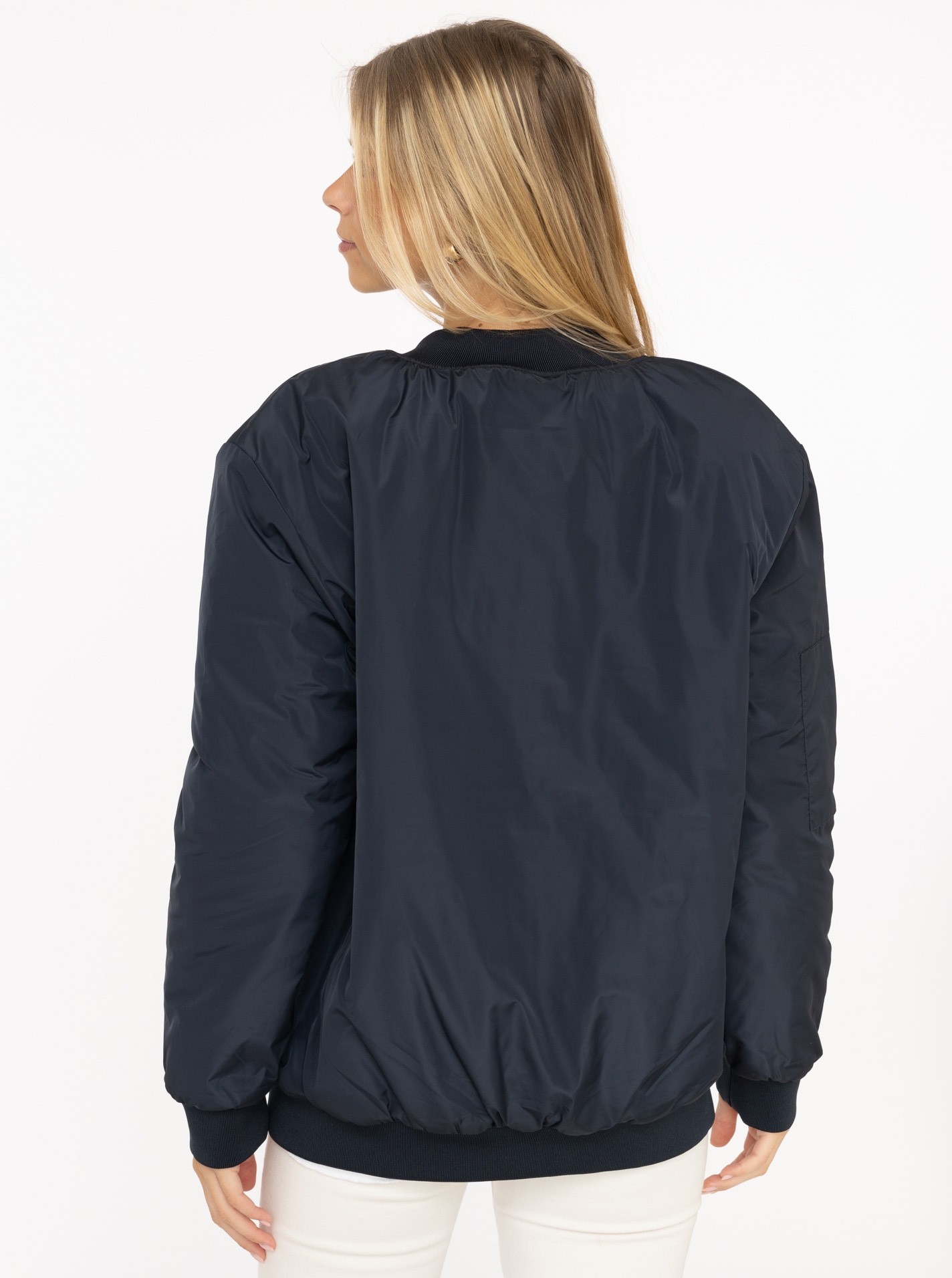 Zwillingsherz Veste bomber »"Happy"« ohne Kapuze verdeckter Reissveschluss, Taschen