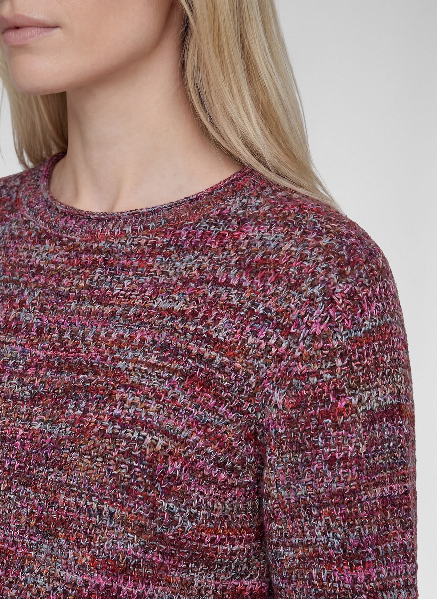 Rabe Pull en tricot aspect chiné