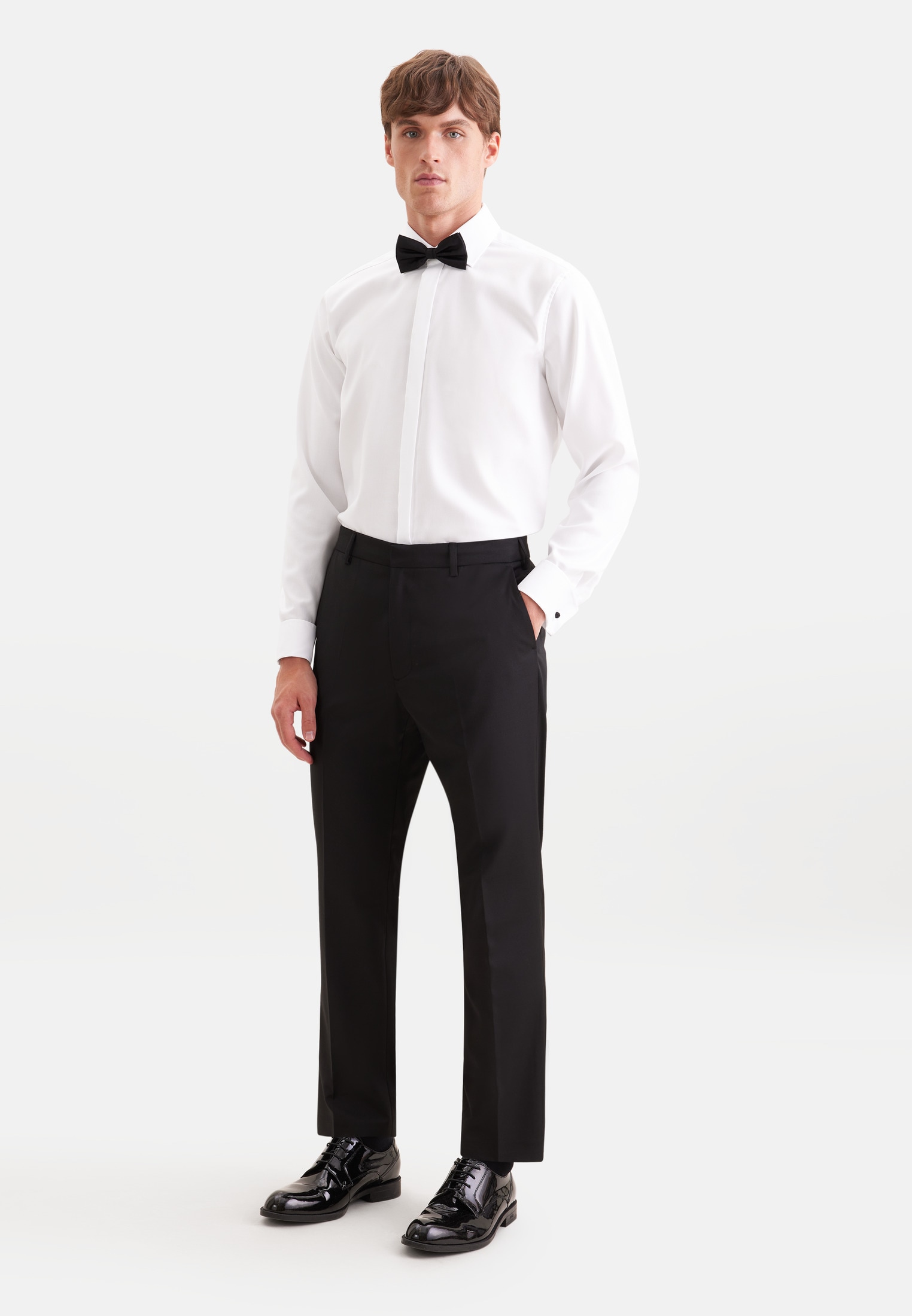 seidensticker Chemise de smoking »Schwarze Rose« Gala Uni