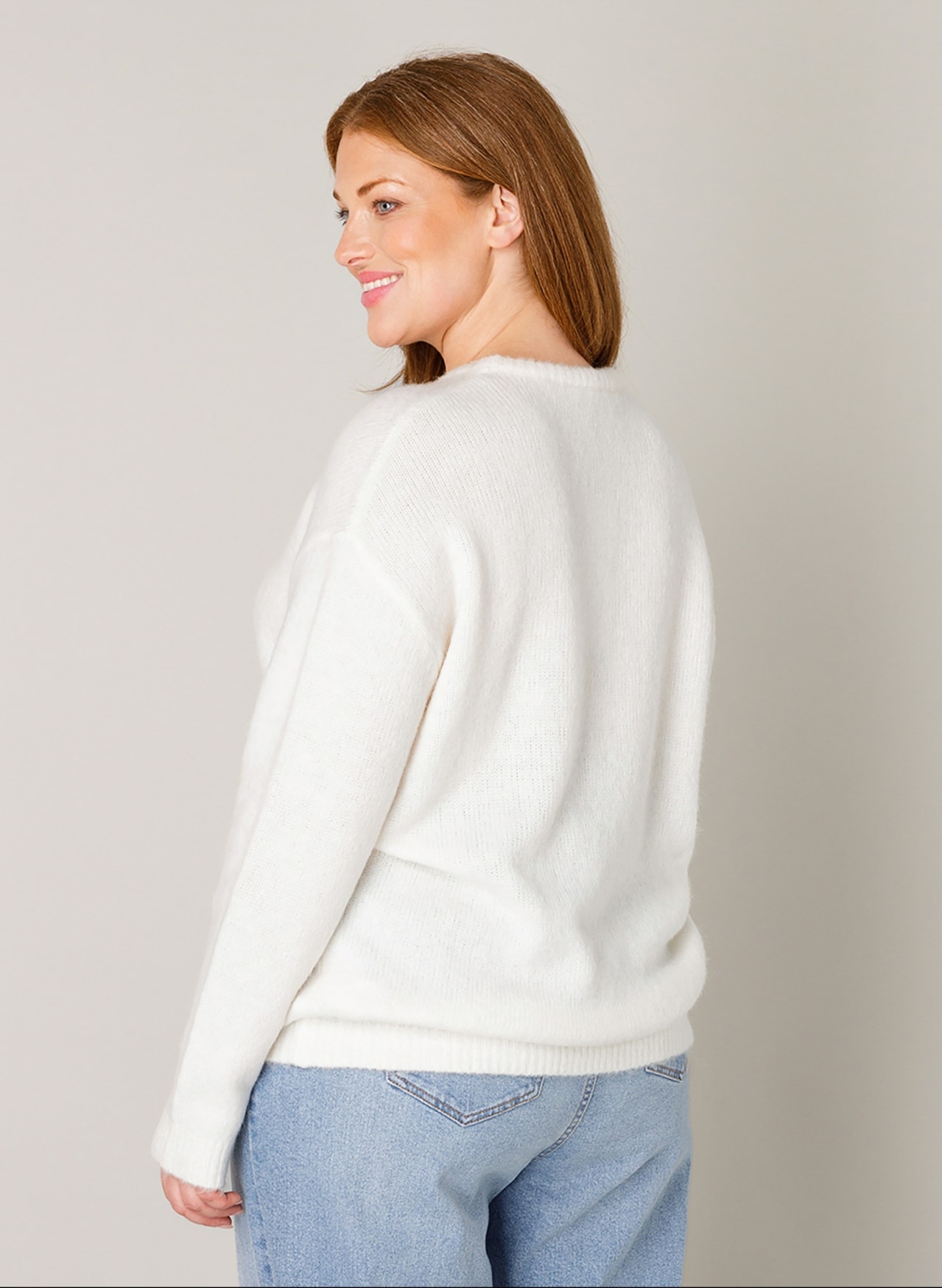Base Level Curvy Strickpullover »Yanara«, mit Wolle