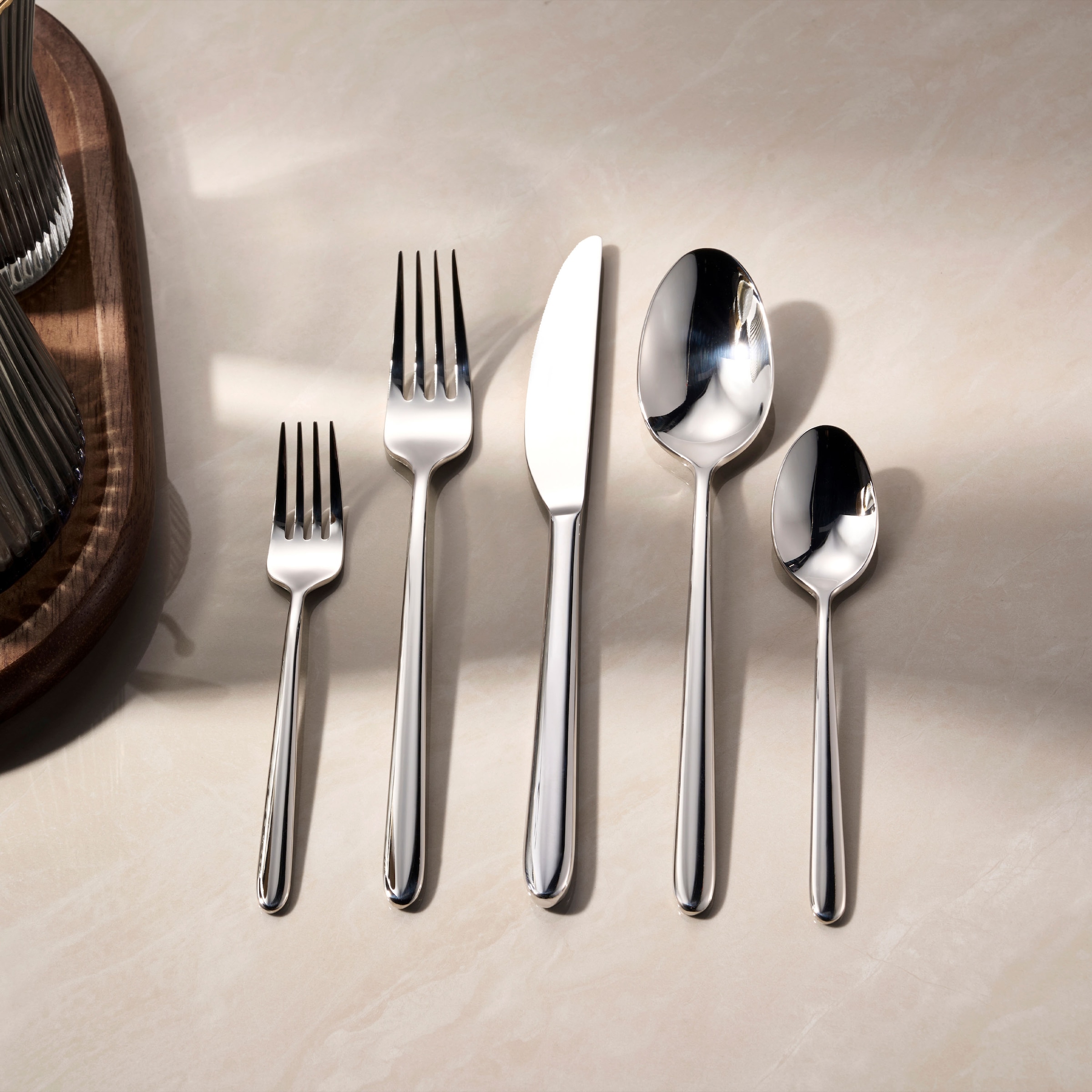 Hanseatic Set de couverts »DAILY« leichtes und minimalistisches Design