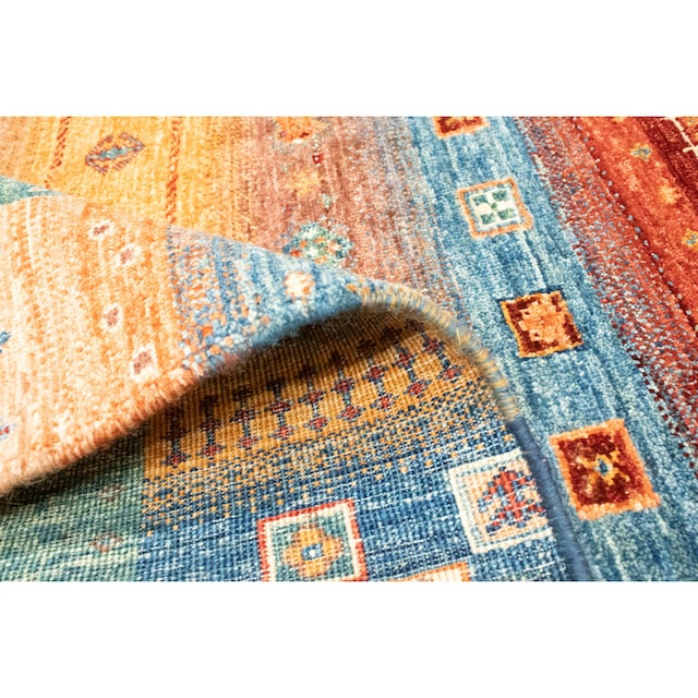 morgenland Wollteppich »Loribaft Teppich handgeknüpft mehrfarbig«,  rechteckig, handgeknüpft im %SALE!