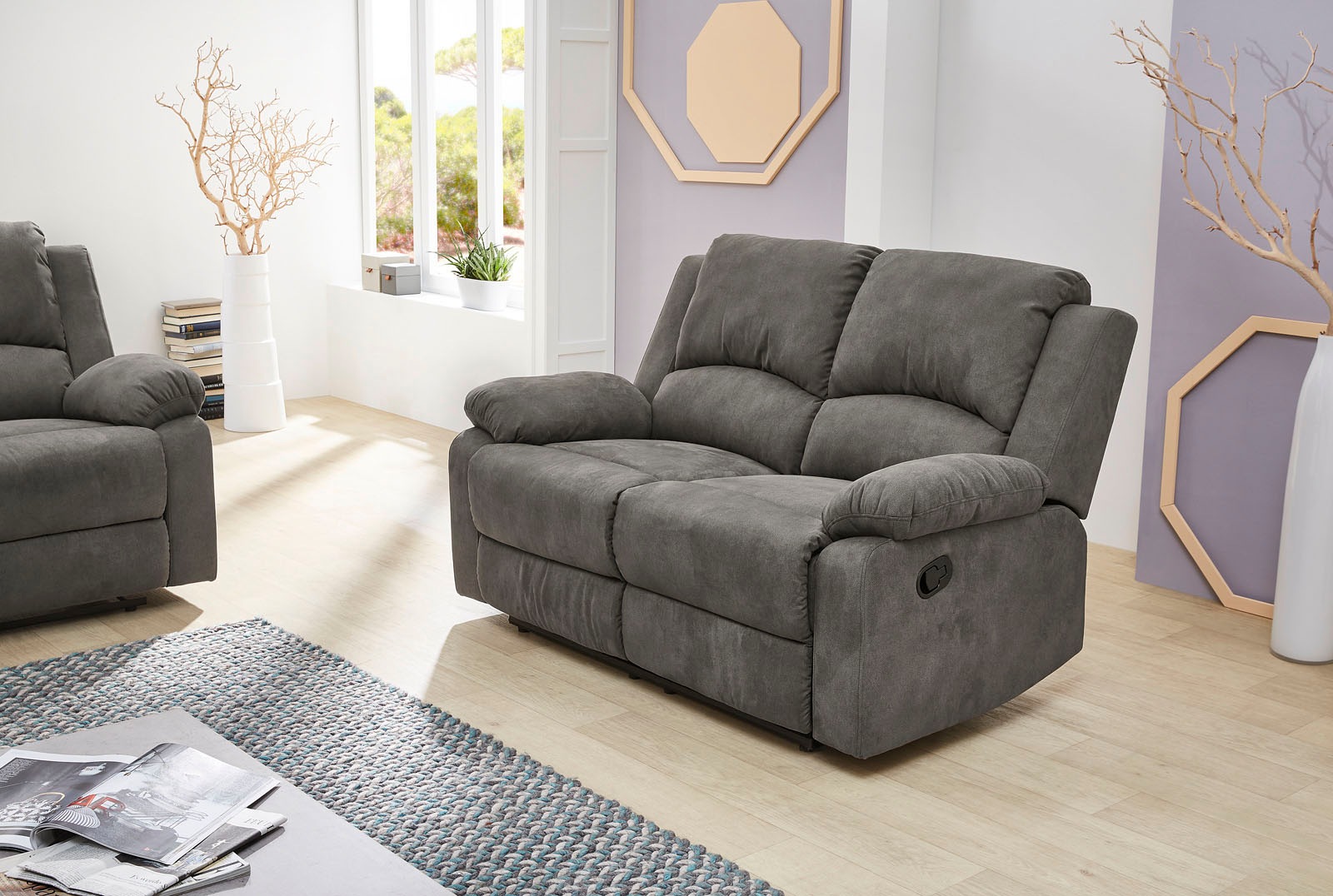 Image of Jockenhöfer Gruppe 2-Sitzer "Dakota, B: 148 cm" mit Relax- & Liegefunktion, Taschenfederkern-Polsterung