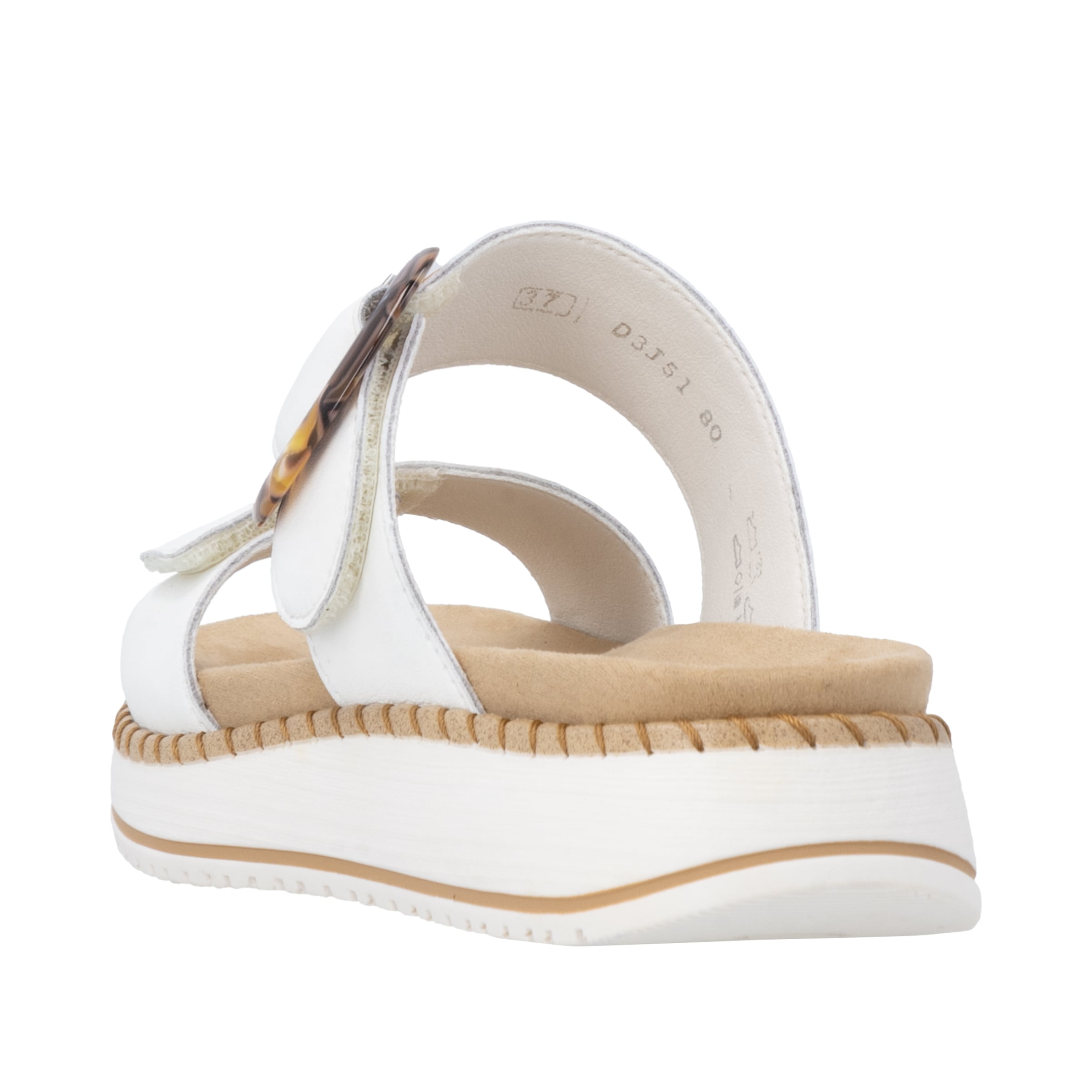 Remonte Pantolette  chaussure d'été, chausson avec fermetures scratch pratiques