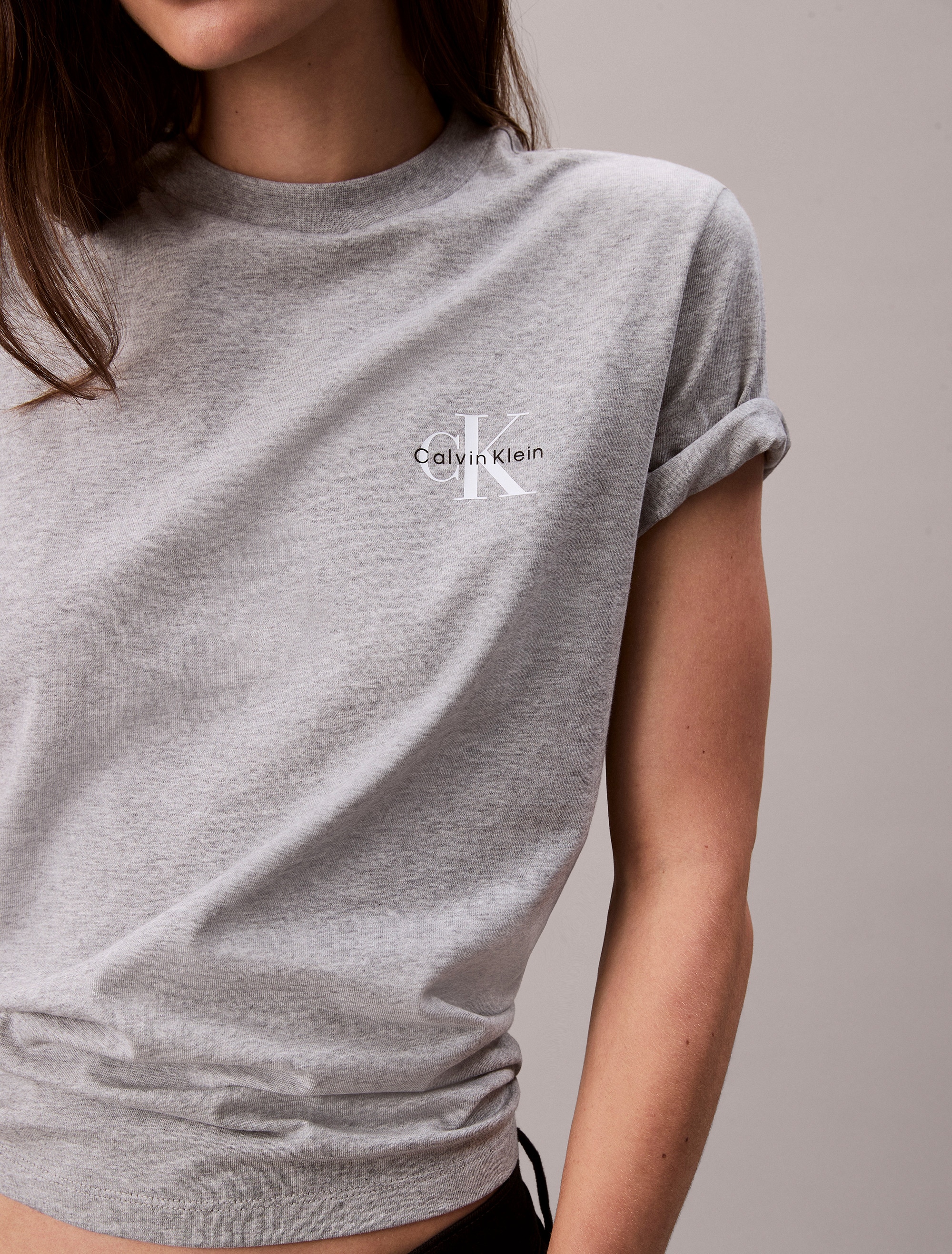 Calvin Klein Jeans T-Shirt »MONOLOGO VNK 2PACK TEE« Packung, 2er-Pack, 2 Stk. , Logoschriftzug