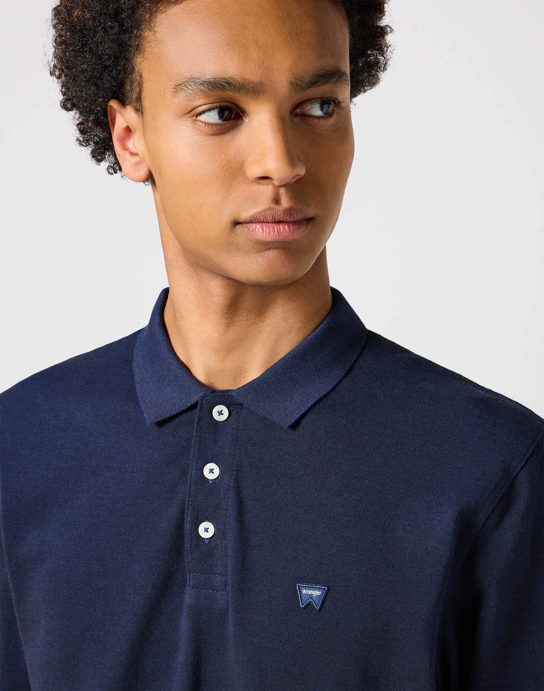 Wrangler Langarm-Poloshirt »Wrangler Langarmpolo Longsleeves Refined Polo«