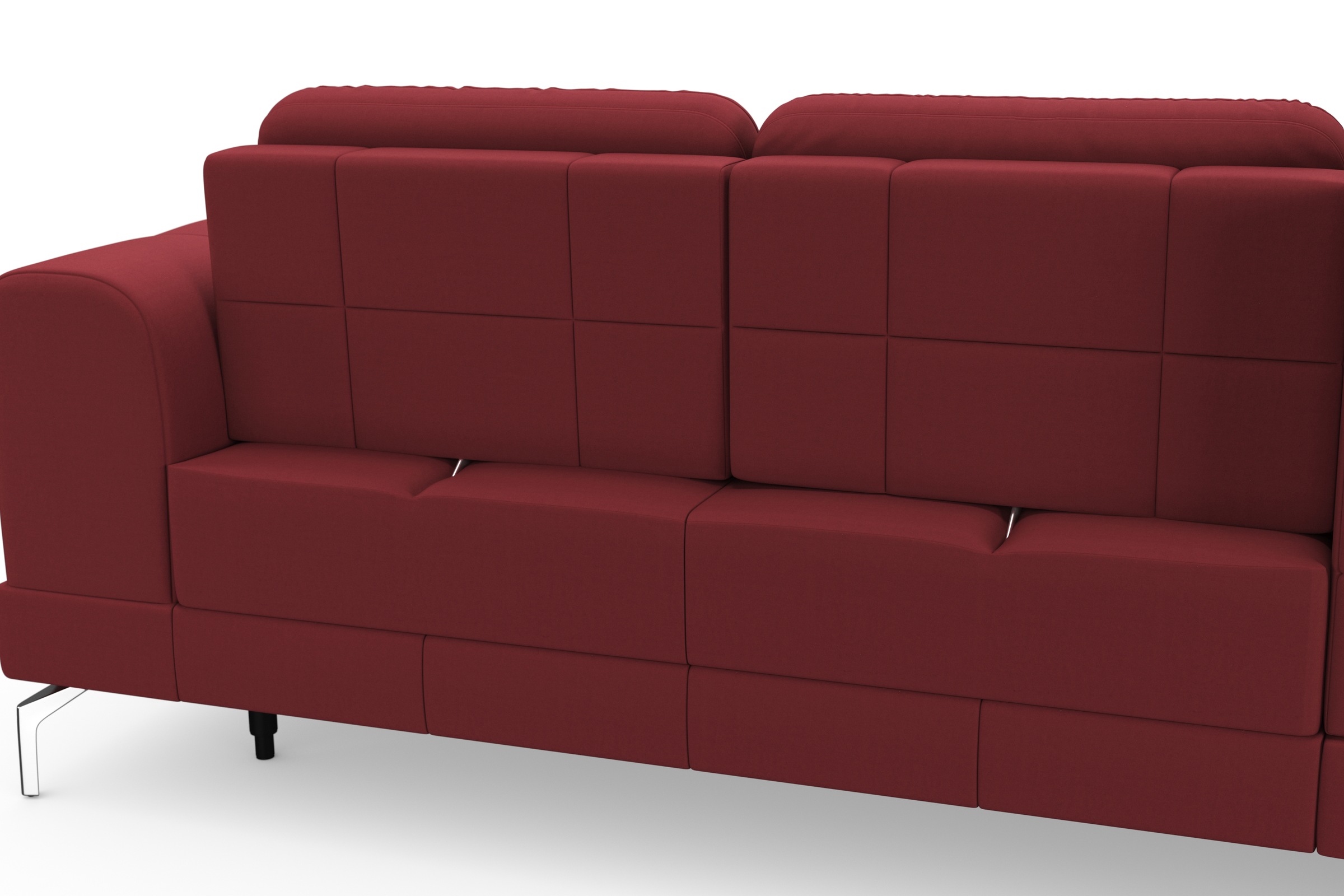sit&more Ecksofa »Bendigo L-Form«, inklusive Sitztiefenverstellung, Bodenfreiheit 15 cm, 2 Fussfarben