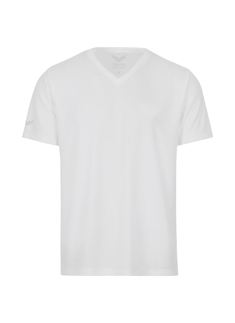 T-Shirt »TRIGEMA V-Shirt COOLMAX®«, (1 tlg.)