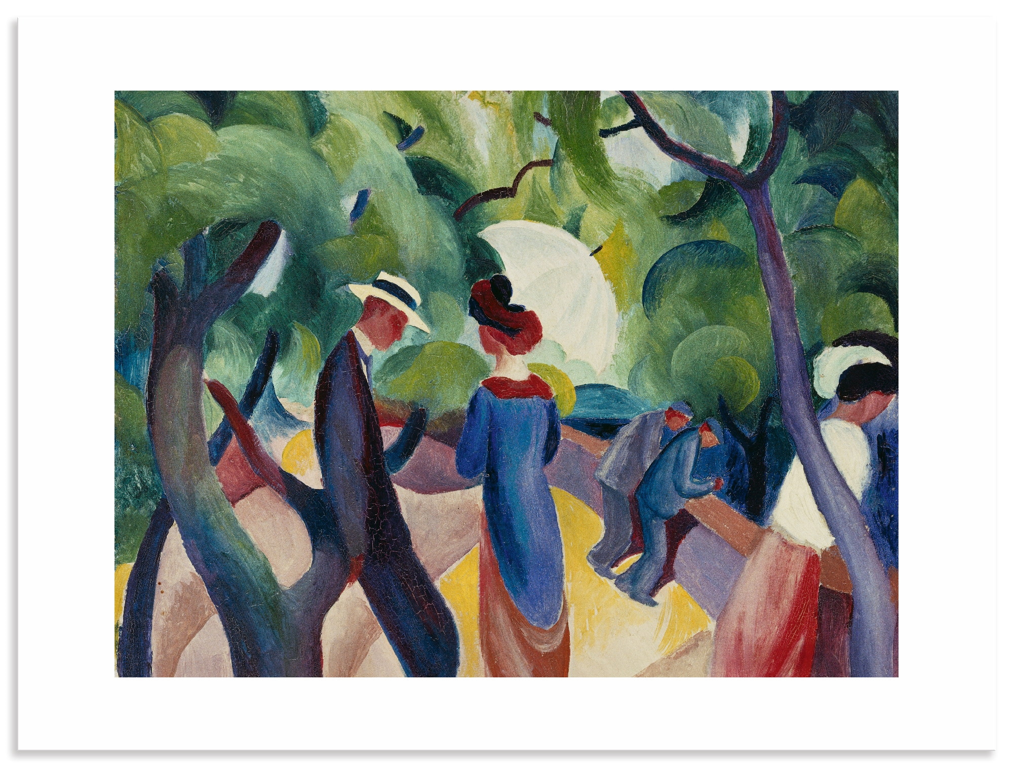 Image of Artland Wandbild "Promenade. 1913" Menschen 1 Stk. tlg. als Alubild, Leinwandbild, Poster, Wandaufkleber in verschied. Grössen