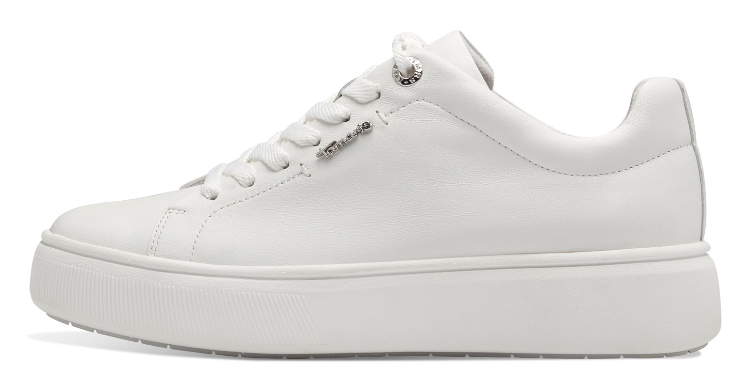 Tamaris Plateausneaker  Freizeitschuh, Halbschuh, Schnürschuh mit Wechselfussbett