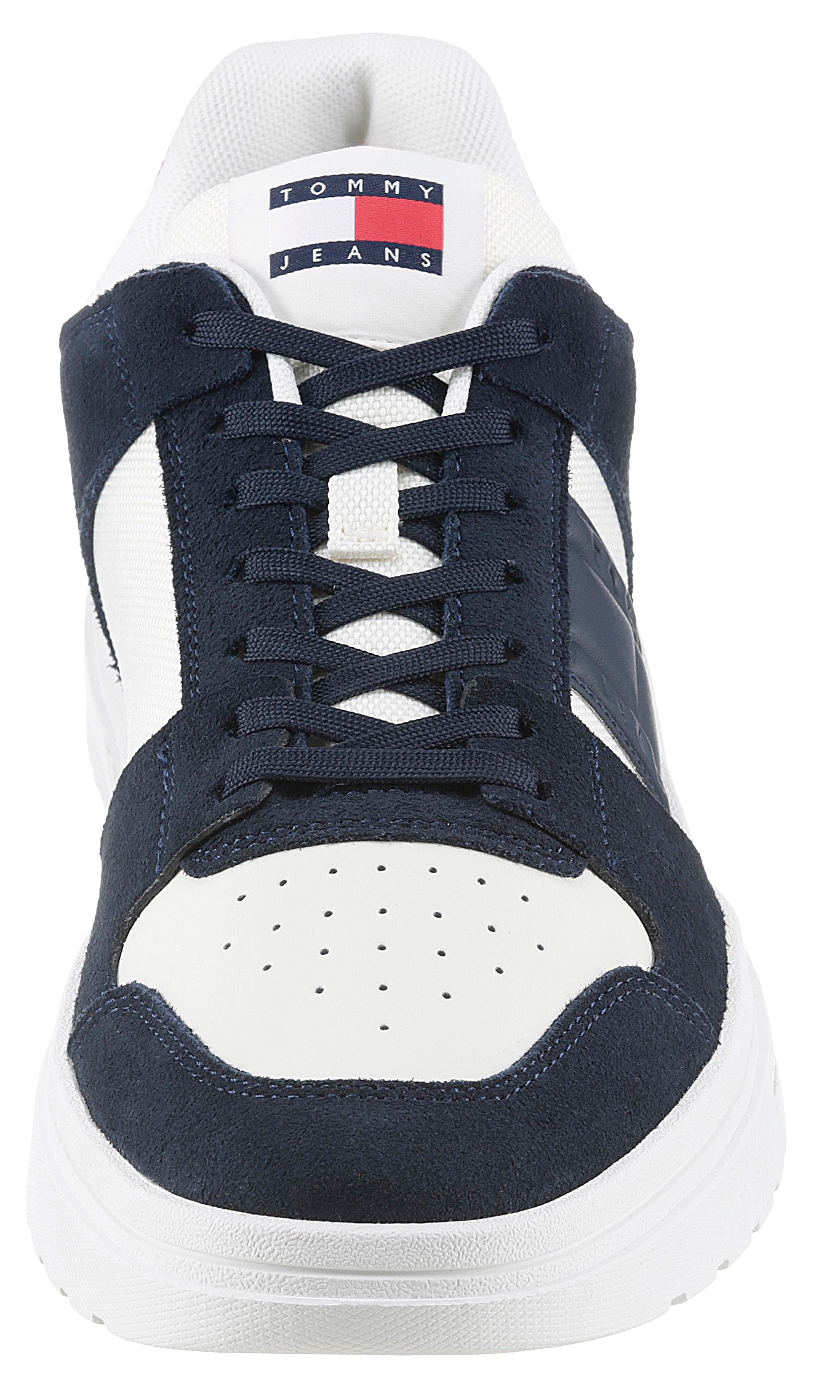 Tommy Jeans Sneaker »THE BROOKLYN MIX MAT.«, Freizeitschuh, Halbschuh, Schnürschuh mit seitlichem Logo