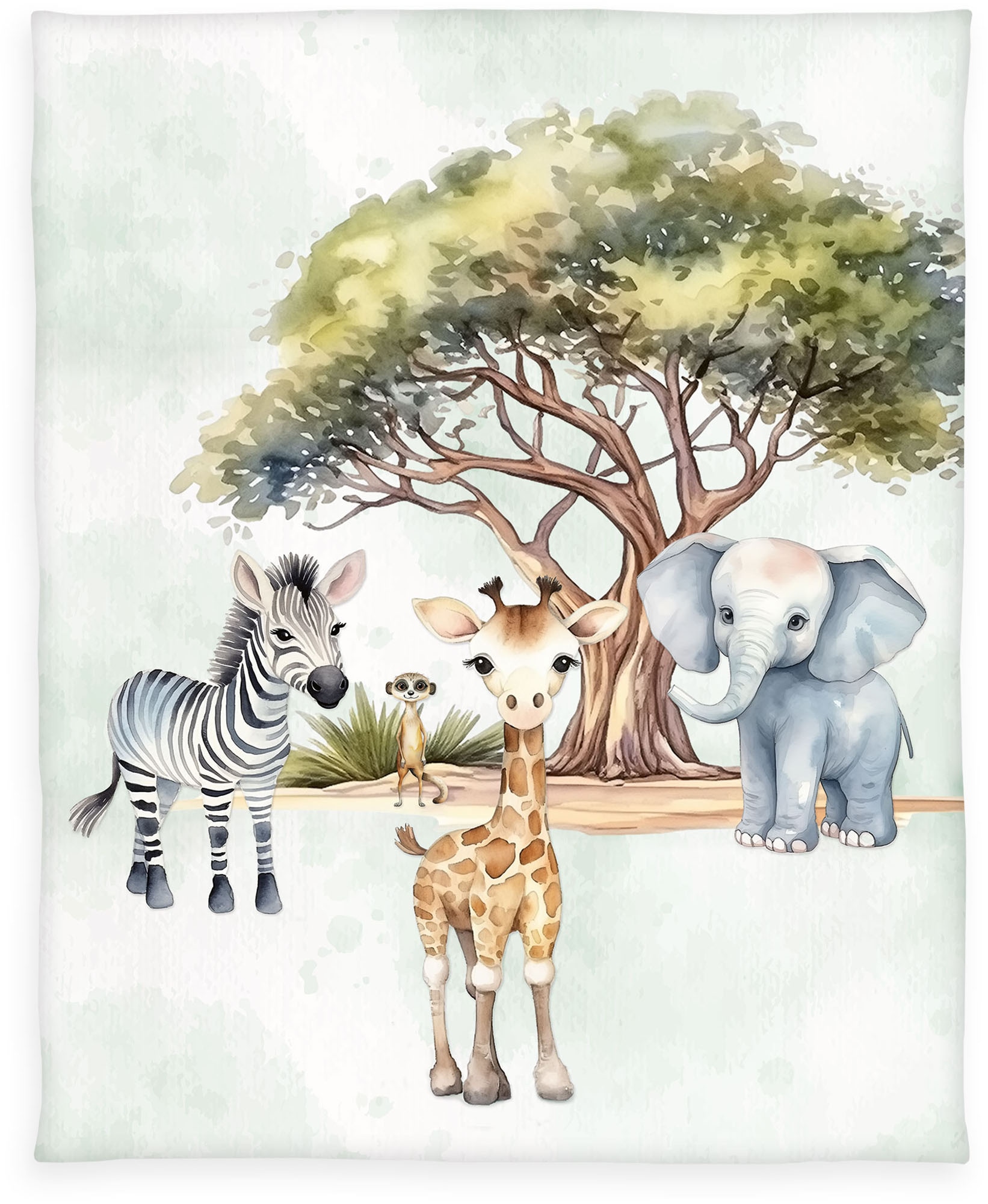 Image of Herding Young Collection Kinderdecke "YoungCollection Safari" mit tollem Motiv