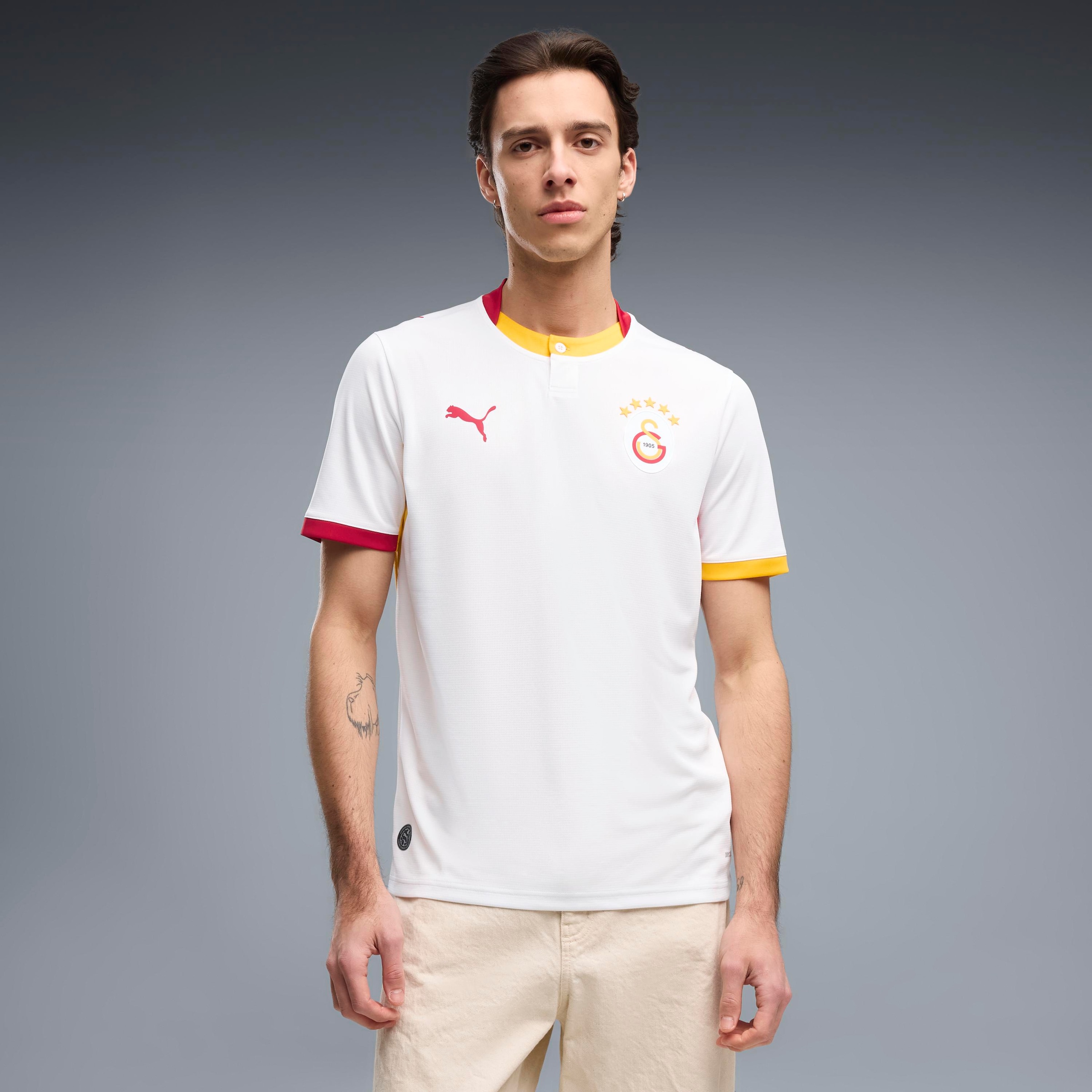 Image of PUMA Fussballtrikot "GSK THIRD JERSEY REPLICA" für Erwachsene, atmungsaktives Material, Kurzarmdesign, Regular Fit