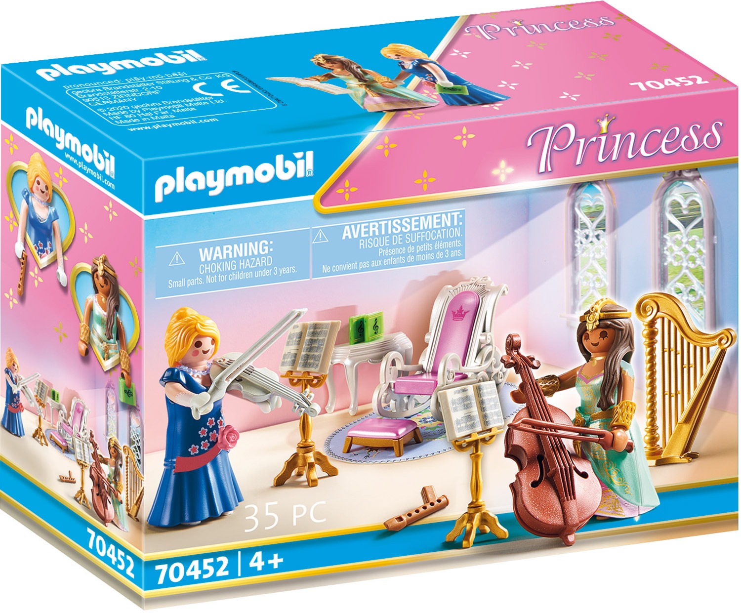 Image of Playmobil® Konstruktions-Spielset »Musikzimmer (70452), Princess«, (35 St.), Made in Europe bei Ackermann Versand Schweiz