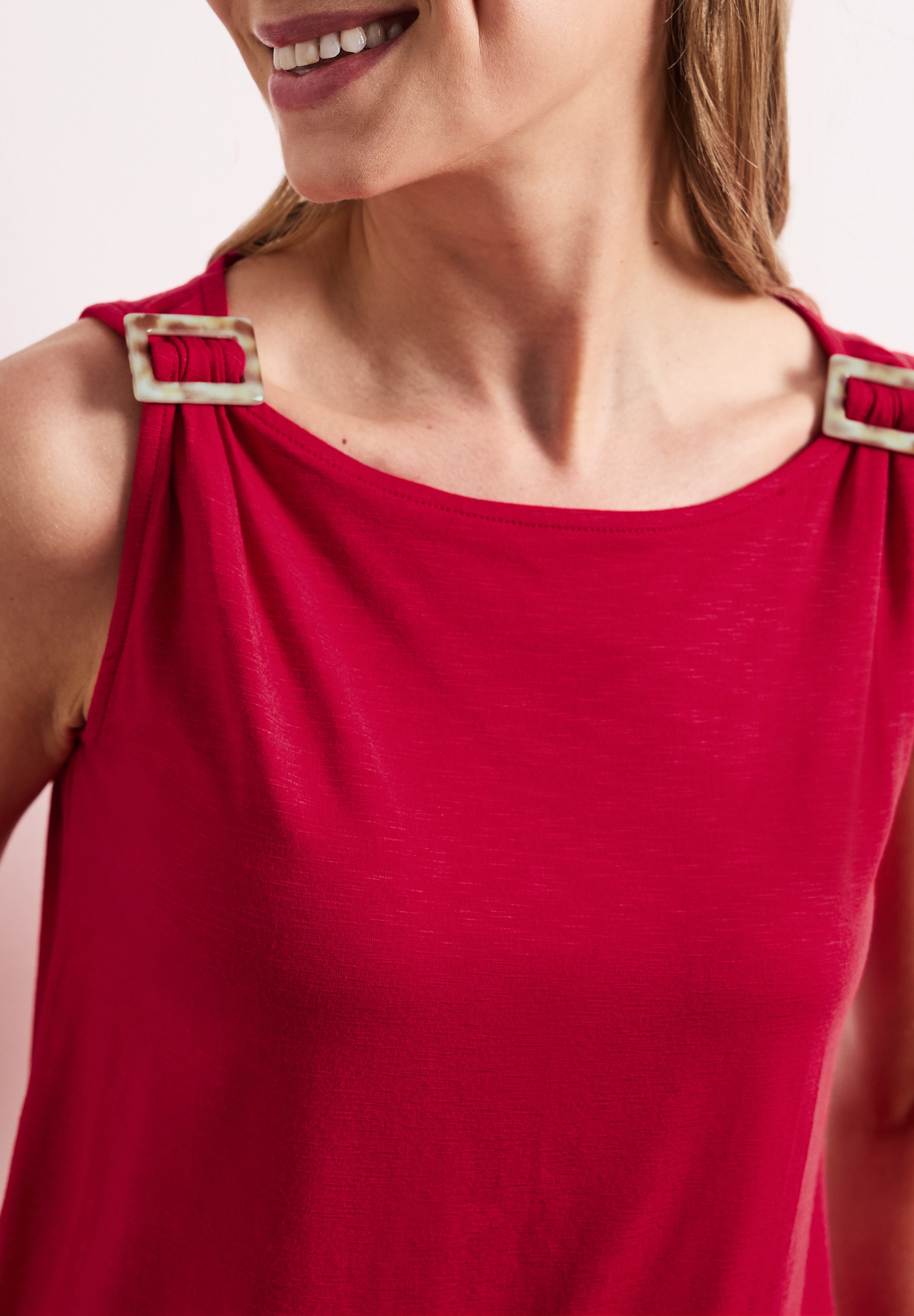 STREET ONE Haut de chemise avec détail boucle