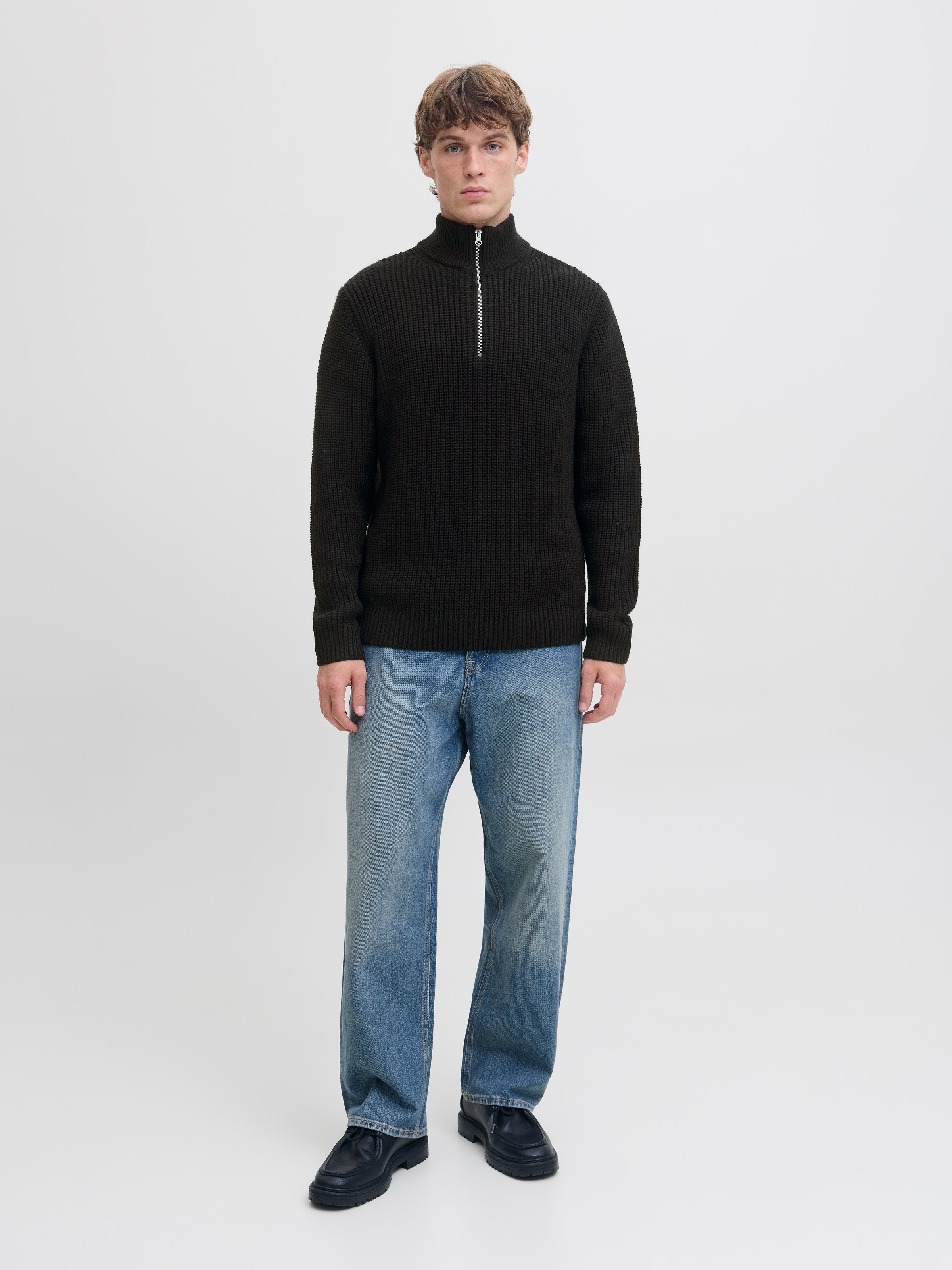 Jack & Jones Troyer »JORBLEECKER KNIT HALF ZIP BF«