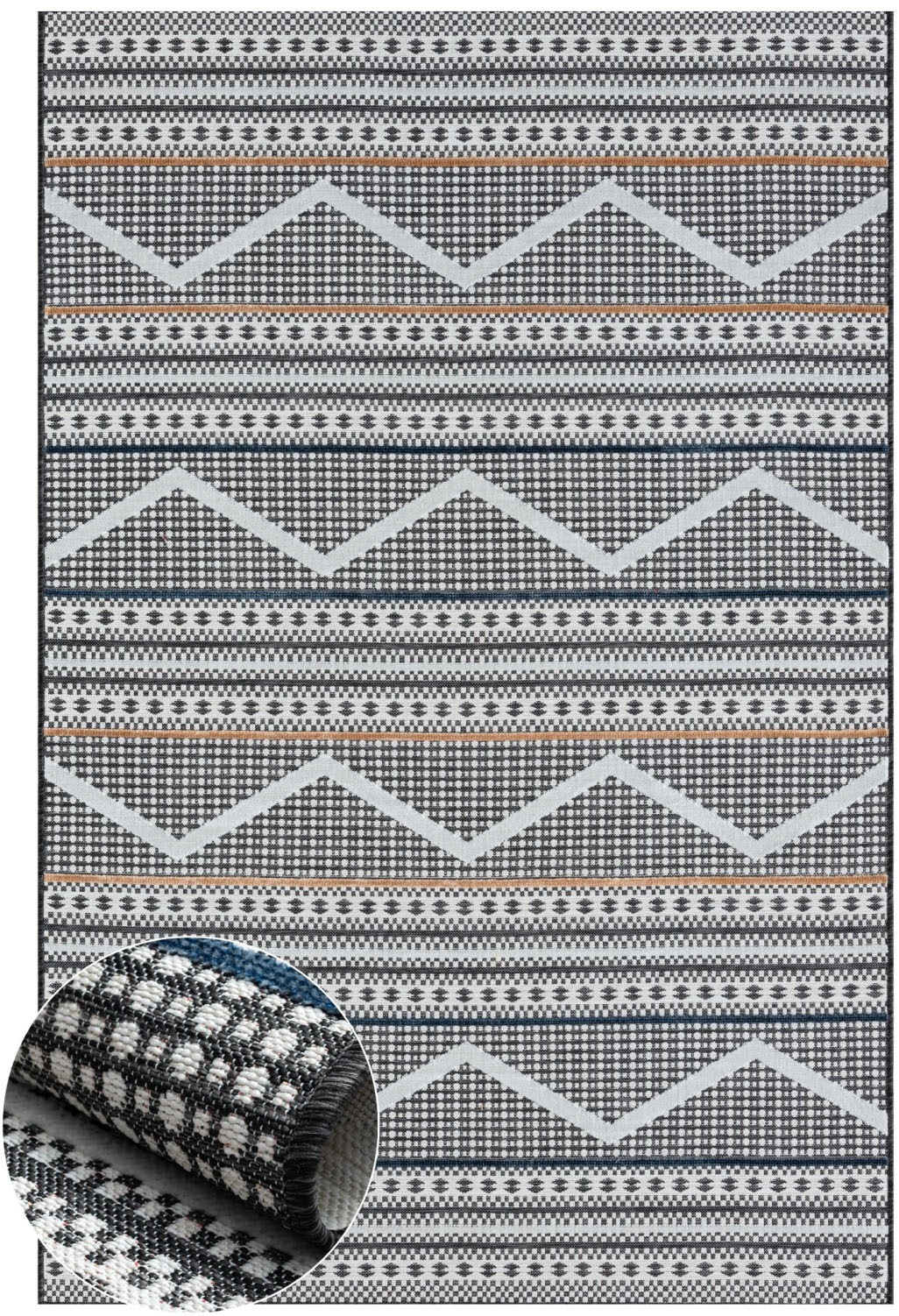 Myflair Möbel & Accessoires Teppich »Shadow, LAGERRÄUMUNG!« rechteckig 8 mm Höhe modernes Design, Outdoor geeignet, Balkon, Terrasse