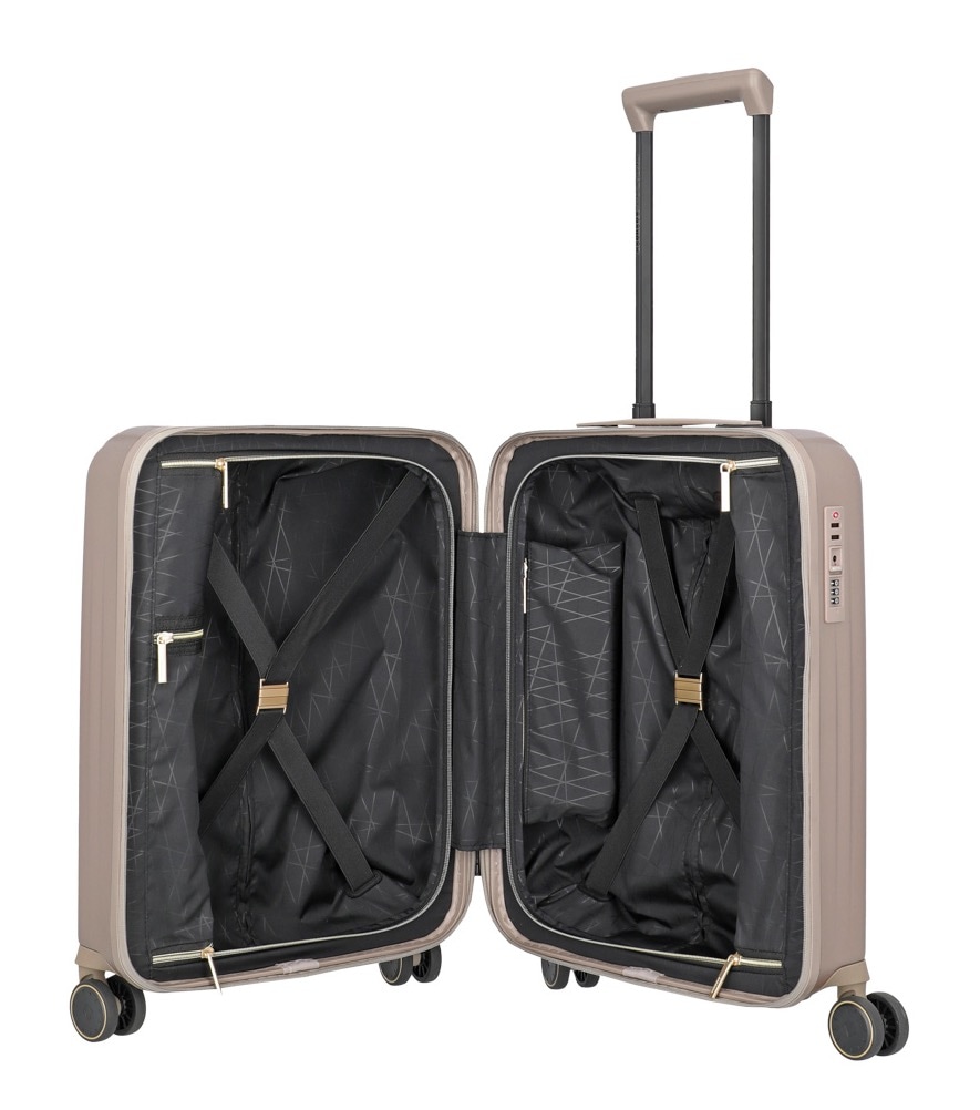 travelite »BARBARA NOVELTY Reisekoffer Hartschale« 38 litre 4 Rollen Extension de volume – bagage de voyage élégant