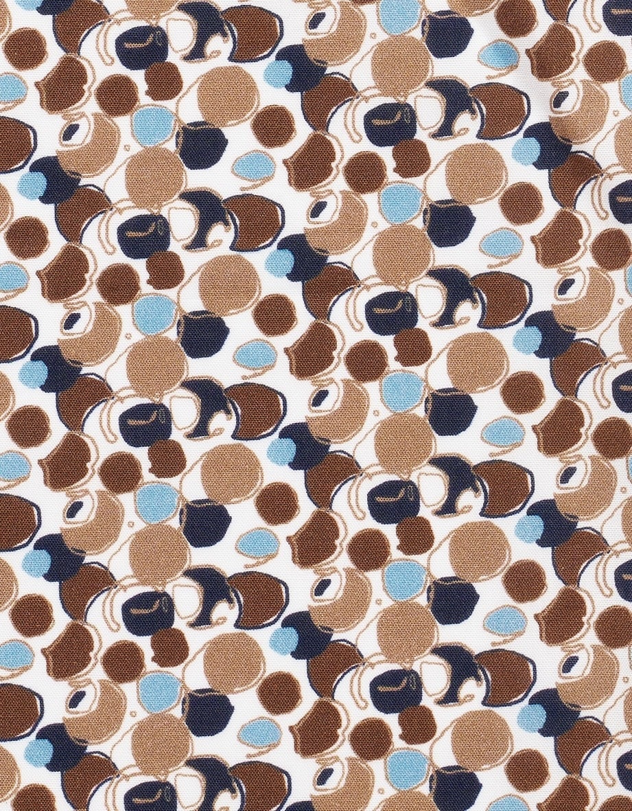 bugatti Chemise à manches courtes mit Button-Down-Kragen