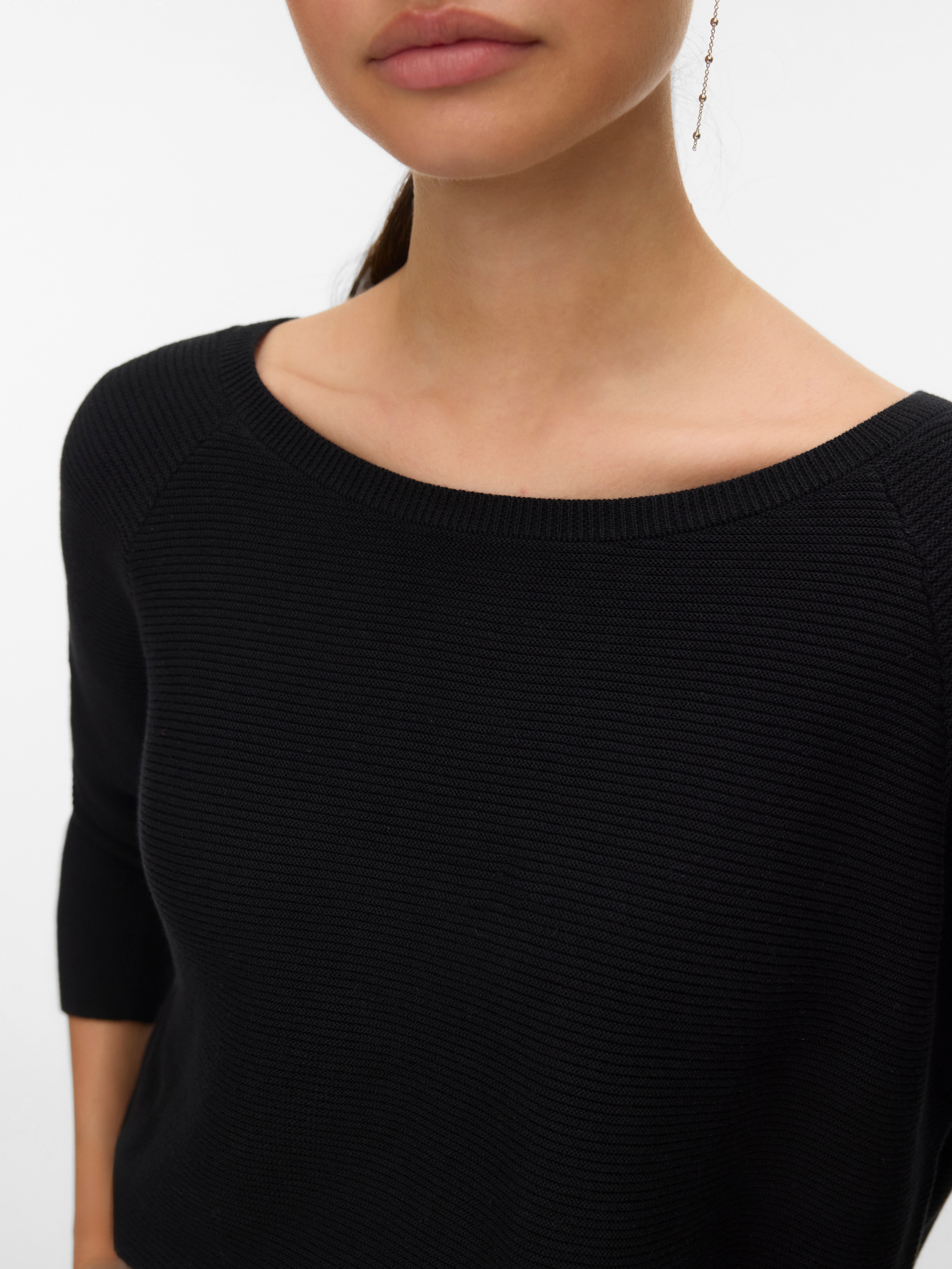 Vero Moda Pull en tricot »VMNEW NORA 3/4 BOATNECK PULLOVER NOOS«