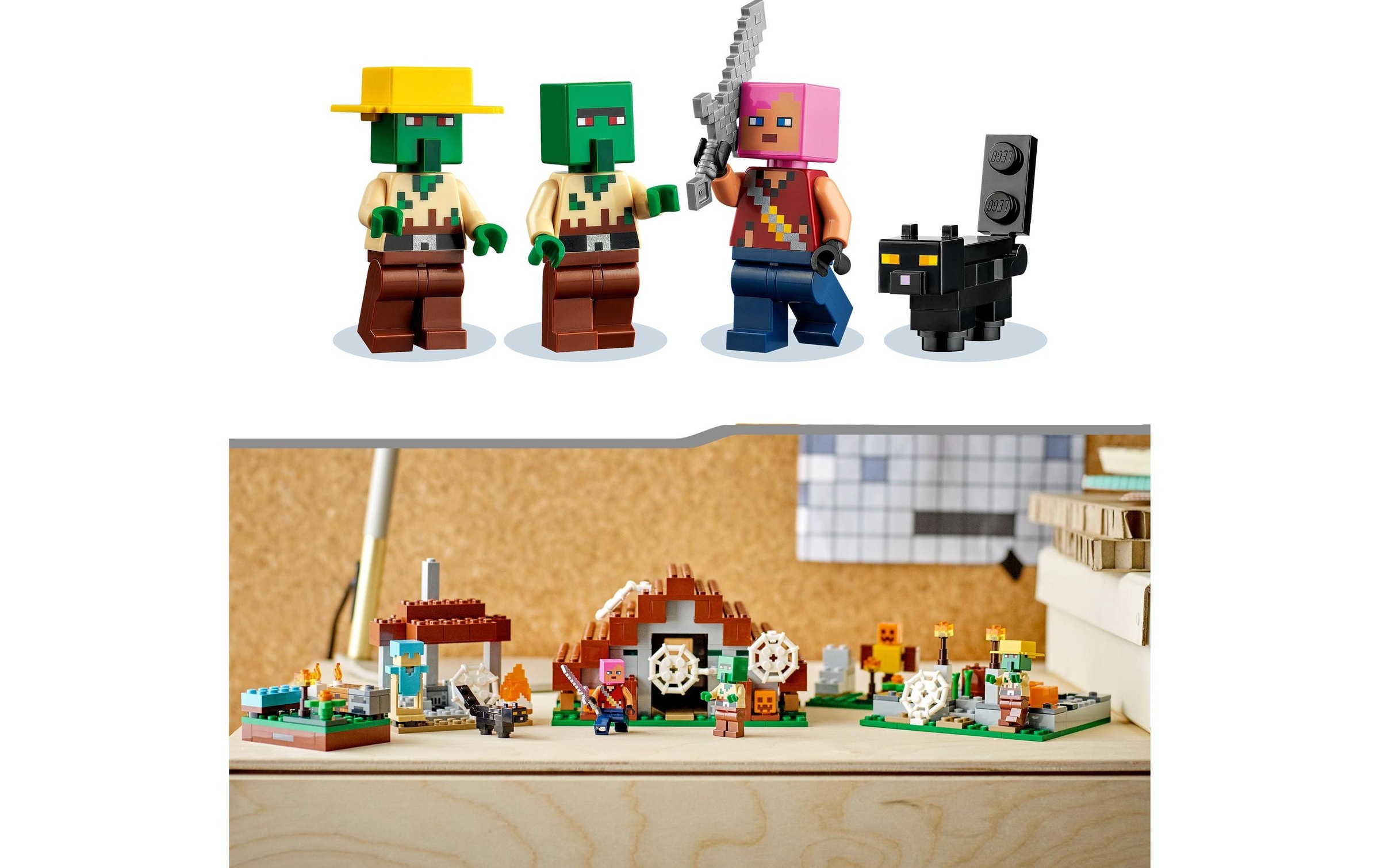 LEGO® Konstruktionsspielsteine »Das verlassene Dorf«, (422 St.)