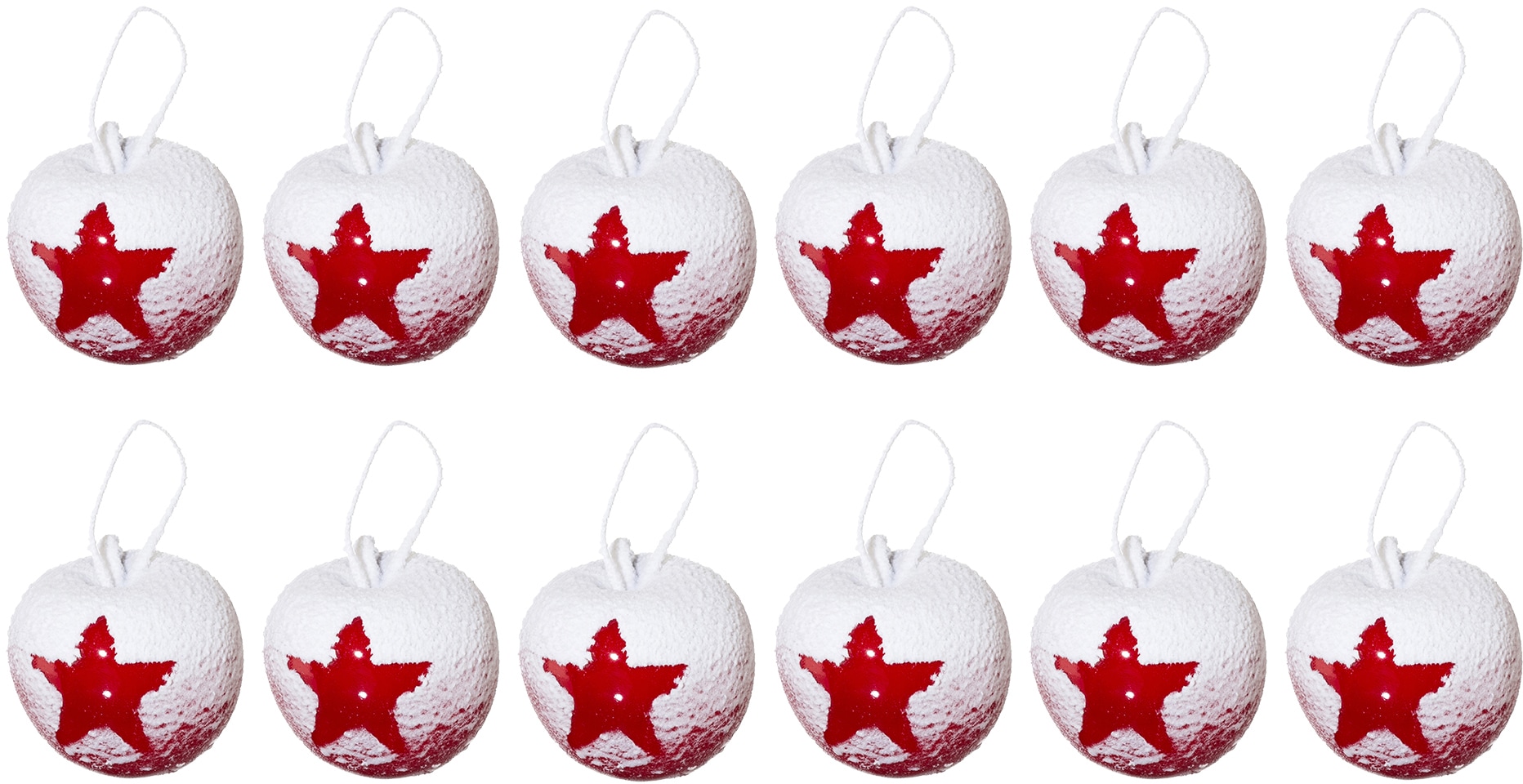 Creativ deco beschneiter 6,5 günstig Weihnachtsfigur kaufen cm Ø Optik, rot«, ca. Äpfel in »Weihnachtsdeko