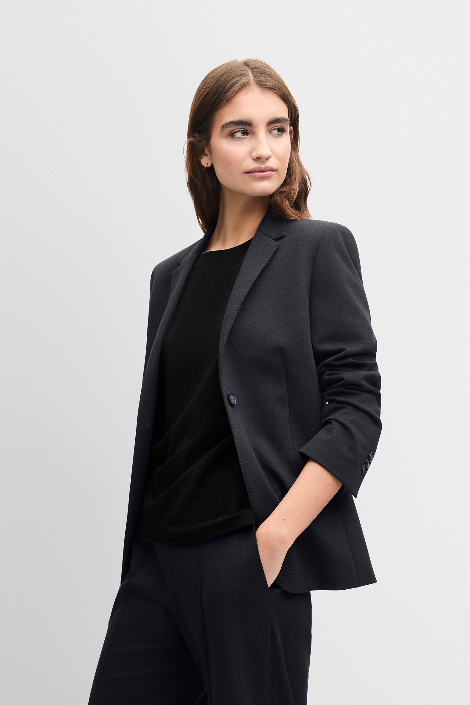 Cinque Veste blazer »CILEO« Regular Fit, 1-Knopf-Form, elastischer Materialmix