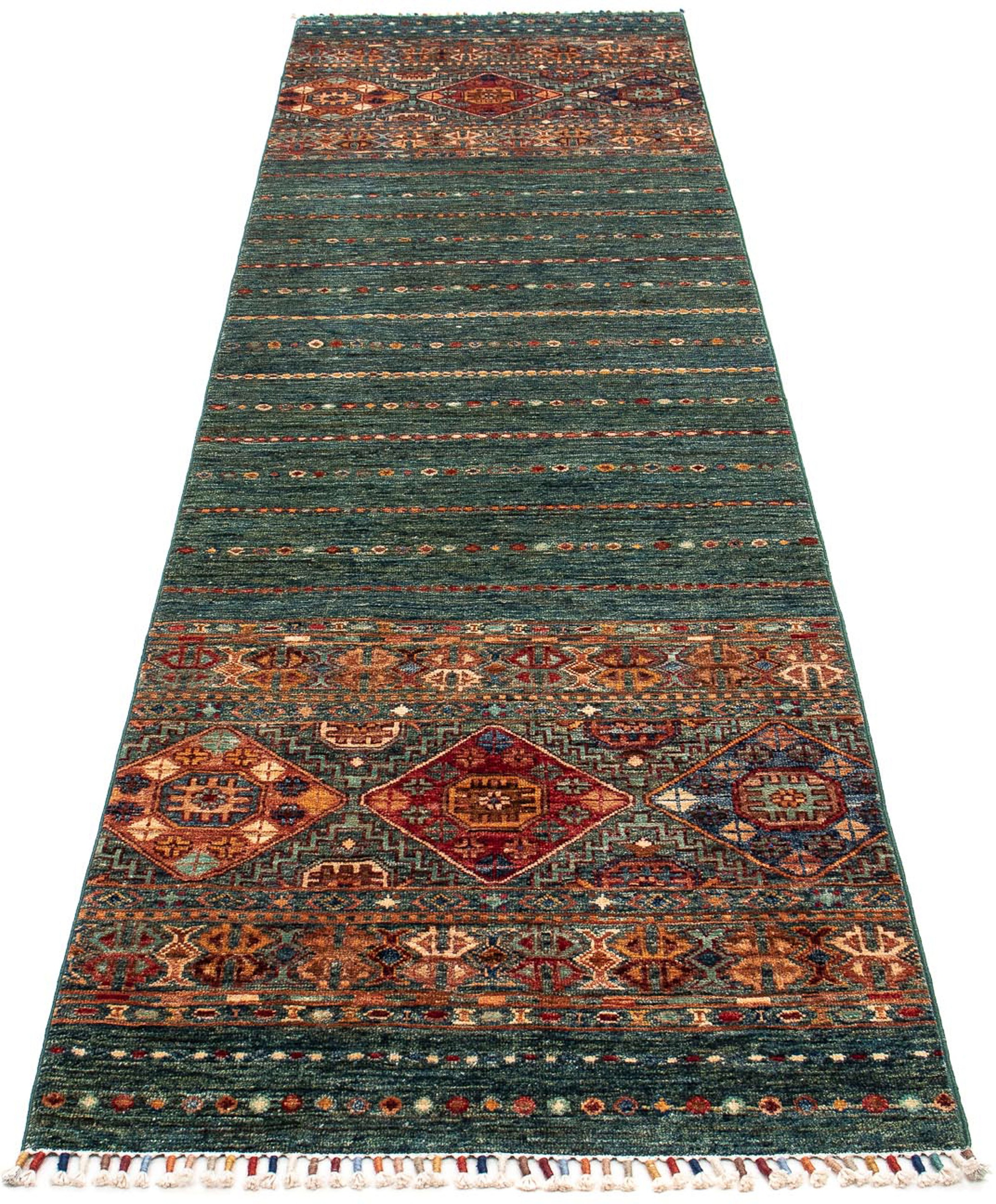 Image of morgenland Orientteppich »Ziegler - 300 x 78 cm - mehrfarbig«, rechteckig, 6 mm Höhe, Wohnzimmer, Handgeknüpft, Einzelstück mit Zertifikat bei Ackermann Versand Schweiz