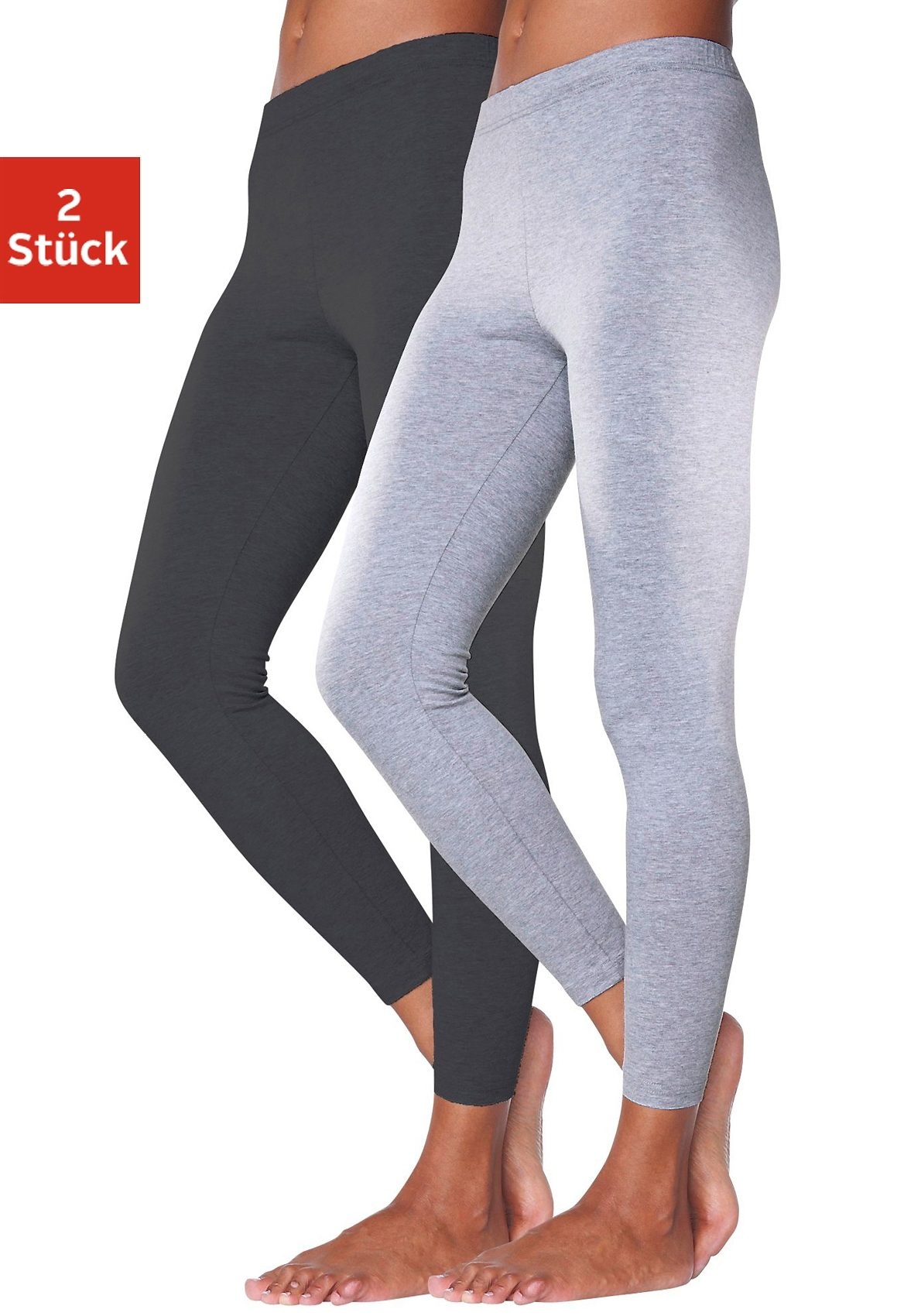 Vivance active Leggings weiß, schwarz