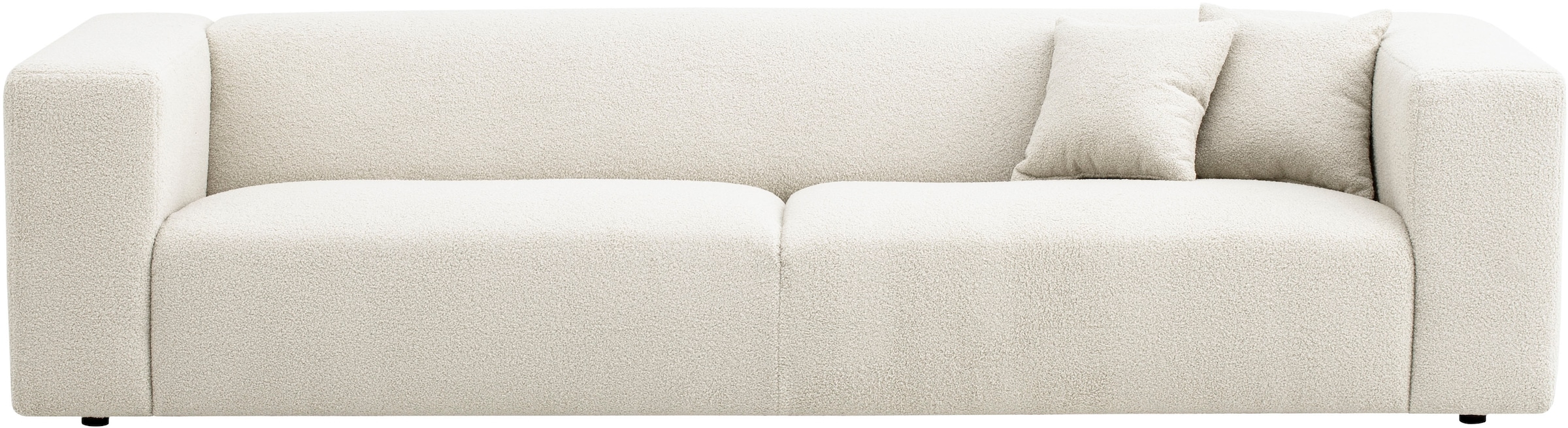 andas 3-Sitzer »BAKELS, Couch in Cord oder Boucle-Stoff, Sofa im modernen Design« bequemer Sitzkomfort,in 2 Stoffen und 8 Farben lieferbar