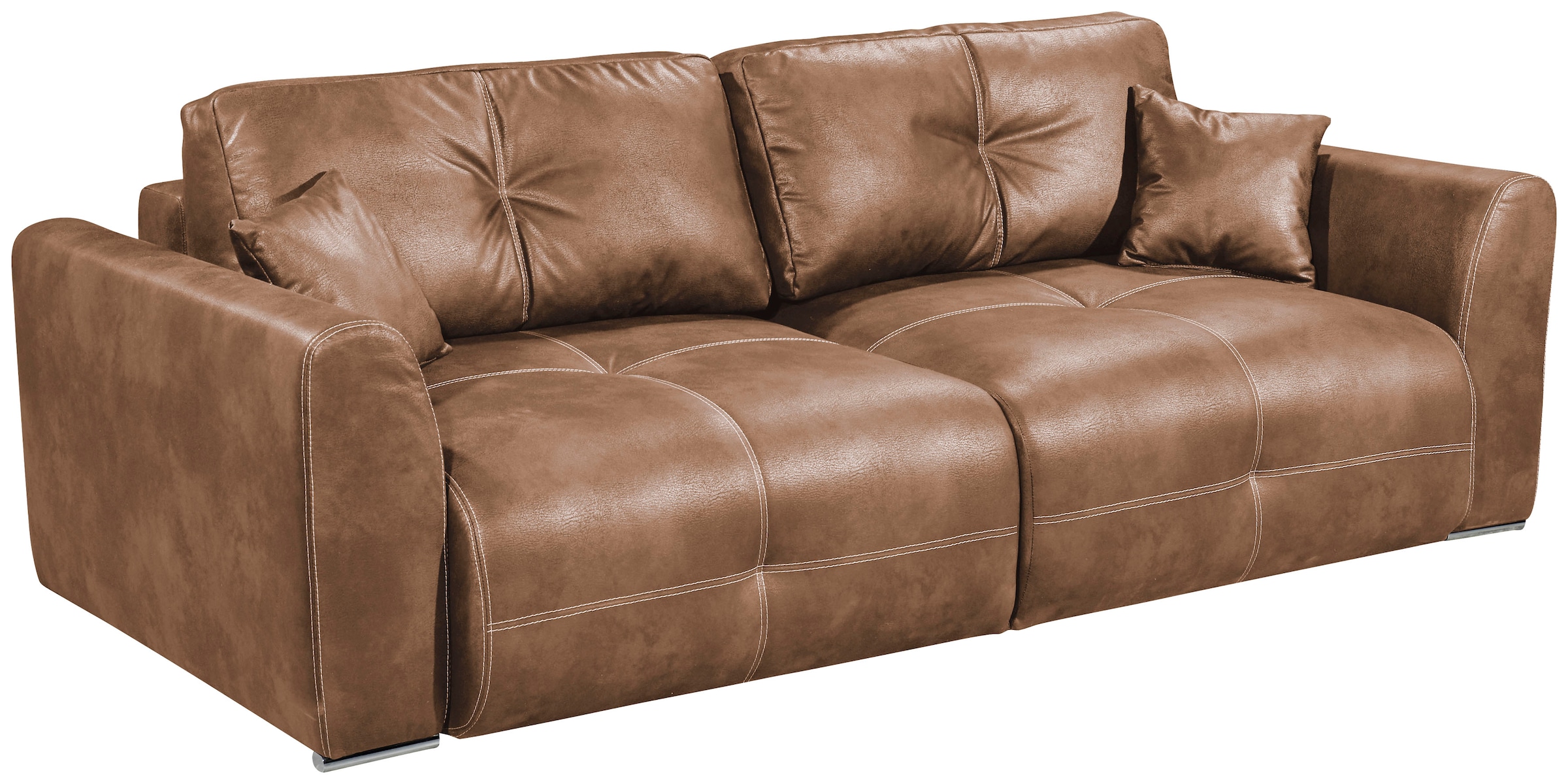ED EXCITING DESIGN Schlafsofa »Dolan«, mit Bettkasten & 2 Zierkissen