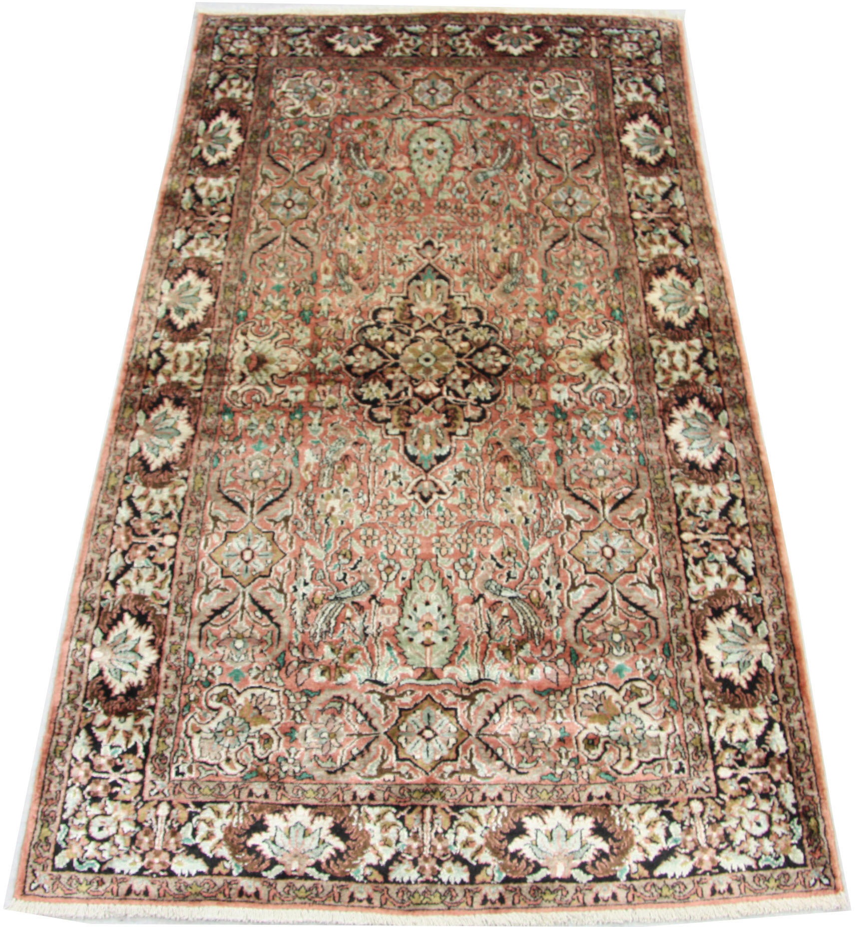 Image of morgenland Teppich »Kaschmir Seide Teppich handgeknüpft braun«, rechteckig, 7 mm Höhe bei Ackermann Versand Schweiz