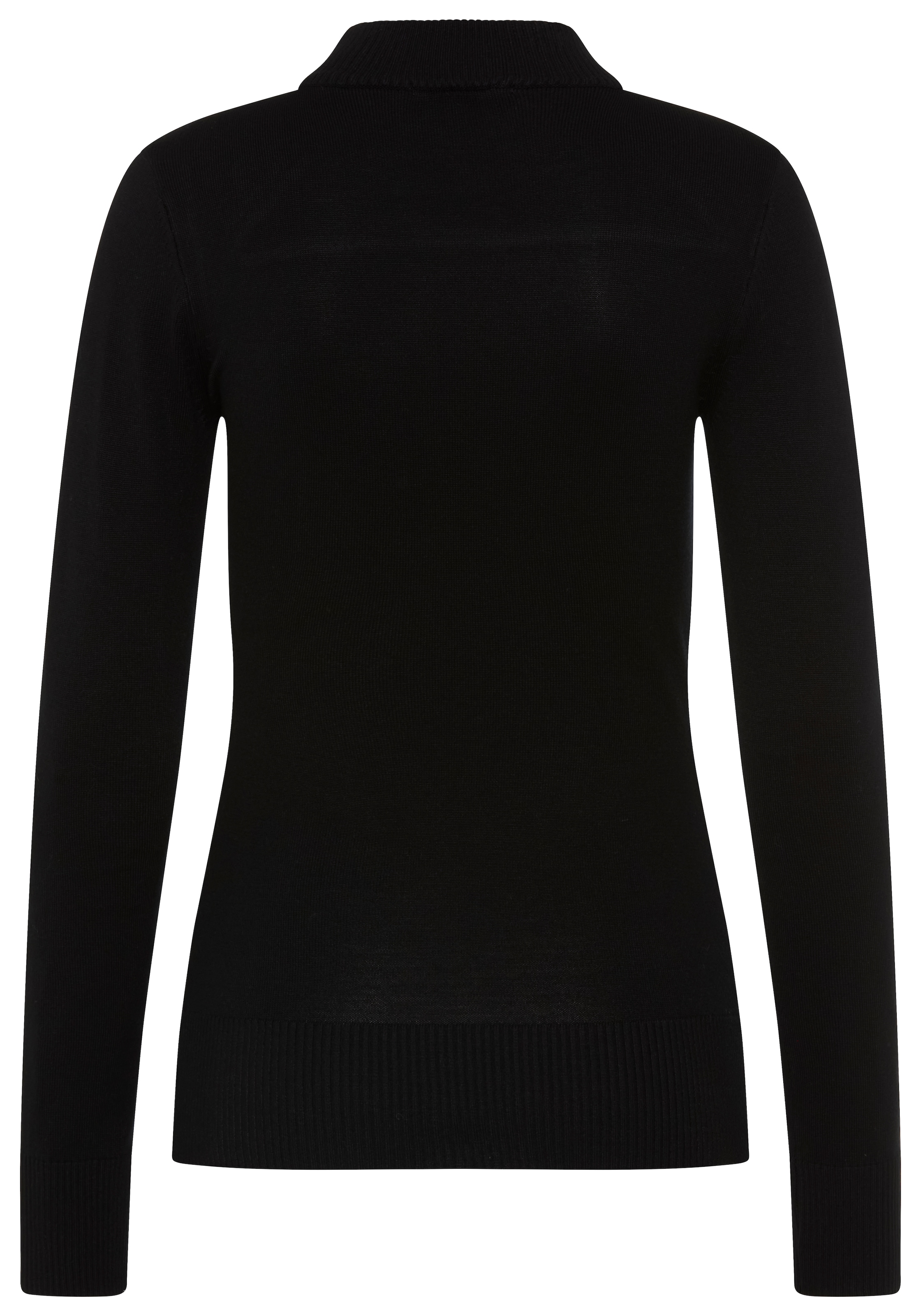 Melrose Pull en tricot avec détails à rivets et insert en mesh